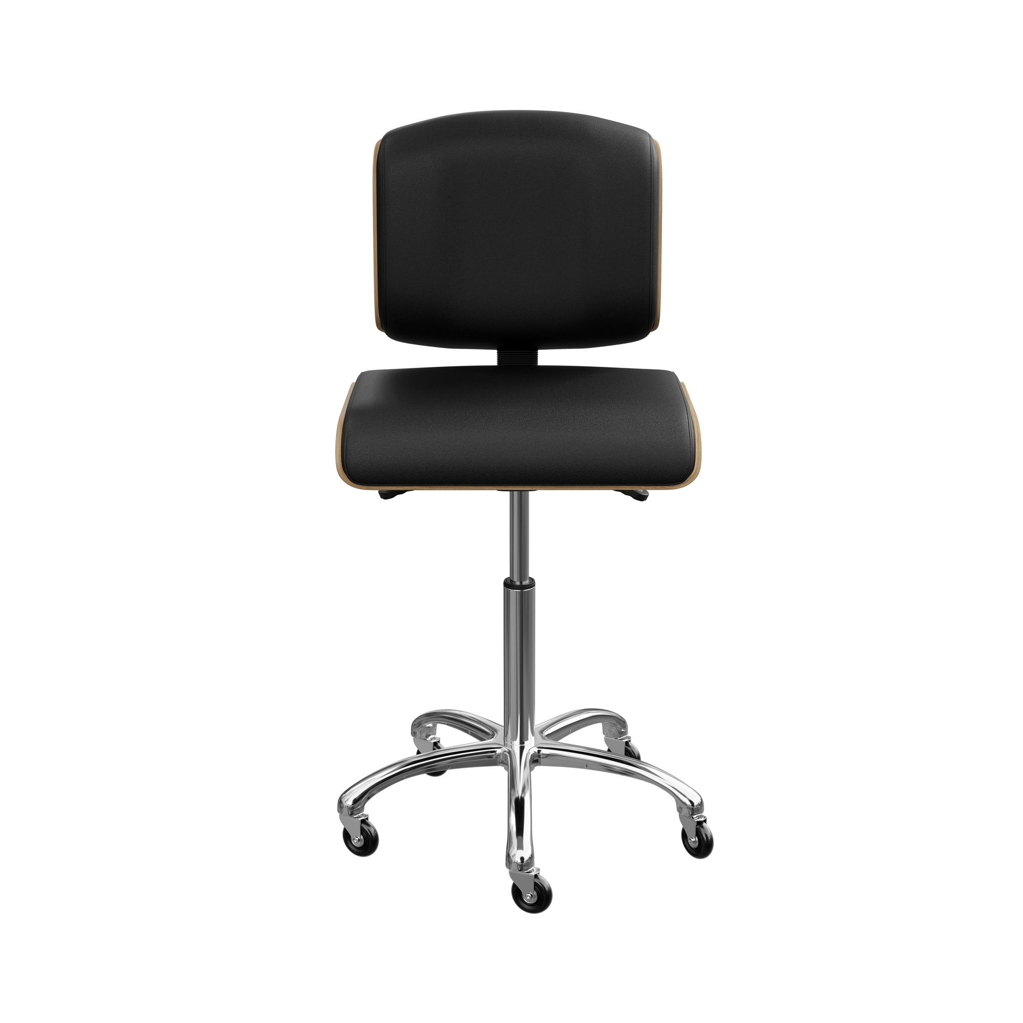 BENTLEY Luxury Beauty Esthetician Stool - Adjustable Rolling Stool for Salon, Spa & Makeup Artists - Ergonomic Hydraulic Styling Chair with Wheels - Perfect for Facial Treatments, Nail Art & Tattoo Parlors