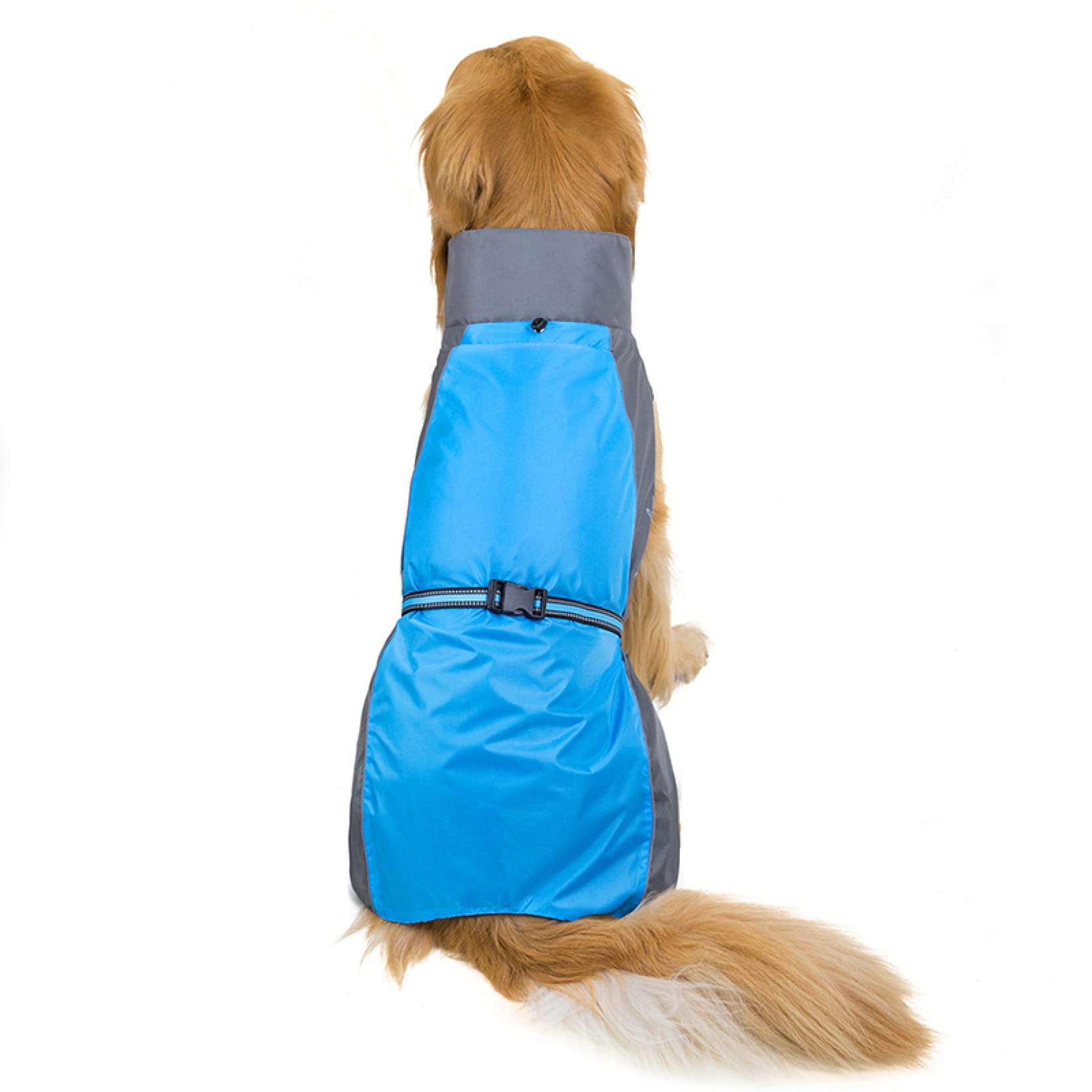 Waterproof Dog Raincoat - Breathable & Fashionable Pet Jumpsuit for Small, Medium & Large Dogs - Outdoor Rain Gear for Walking, Hiking & Playtime in Wet Weather