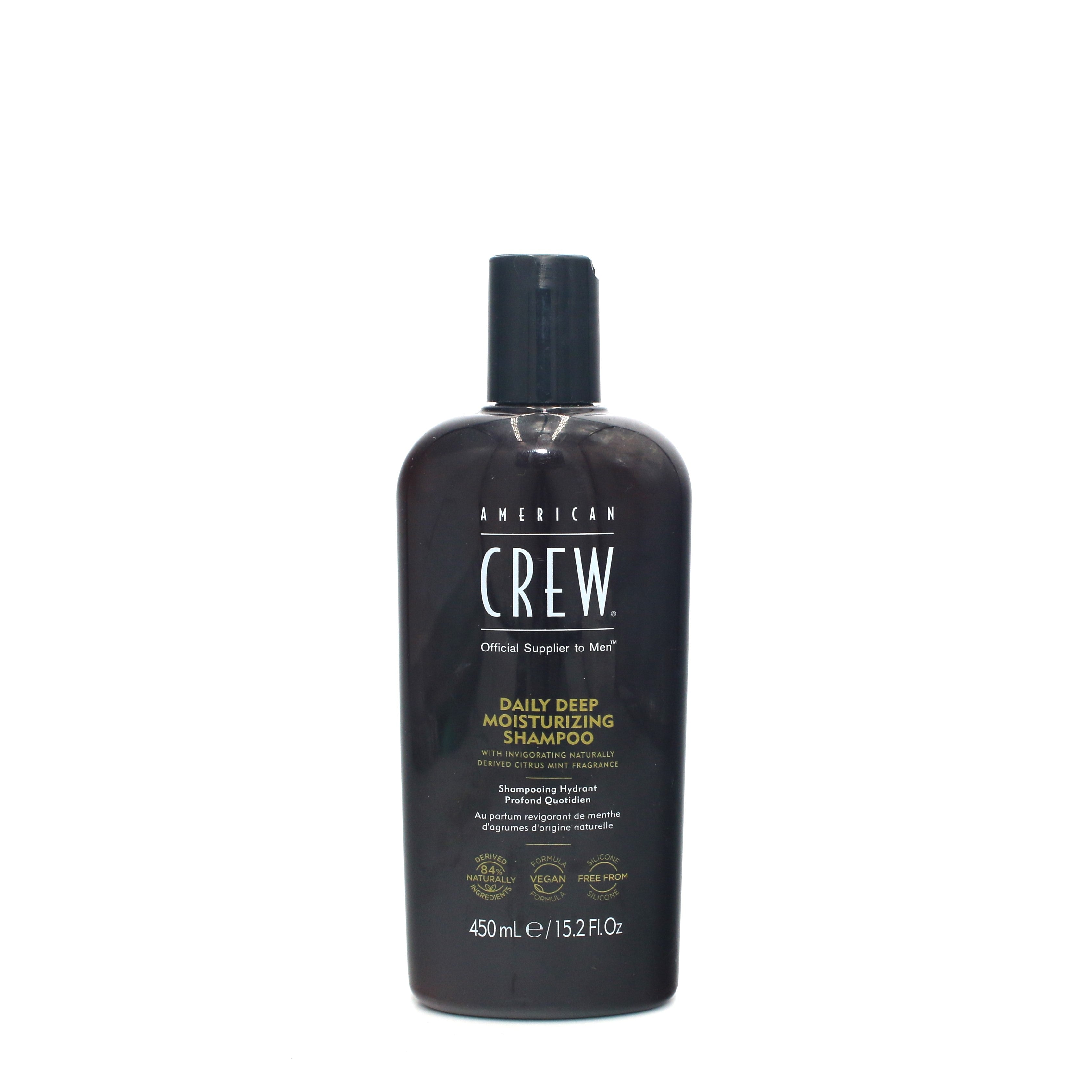 American Crew Daily Deep Moisturizing Shampoo for Men - 15.2 oz (450ml) - Hydrating & Nourishing Hair Care - Perfect for Dry, Damaged Hair & Daily Use