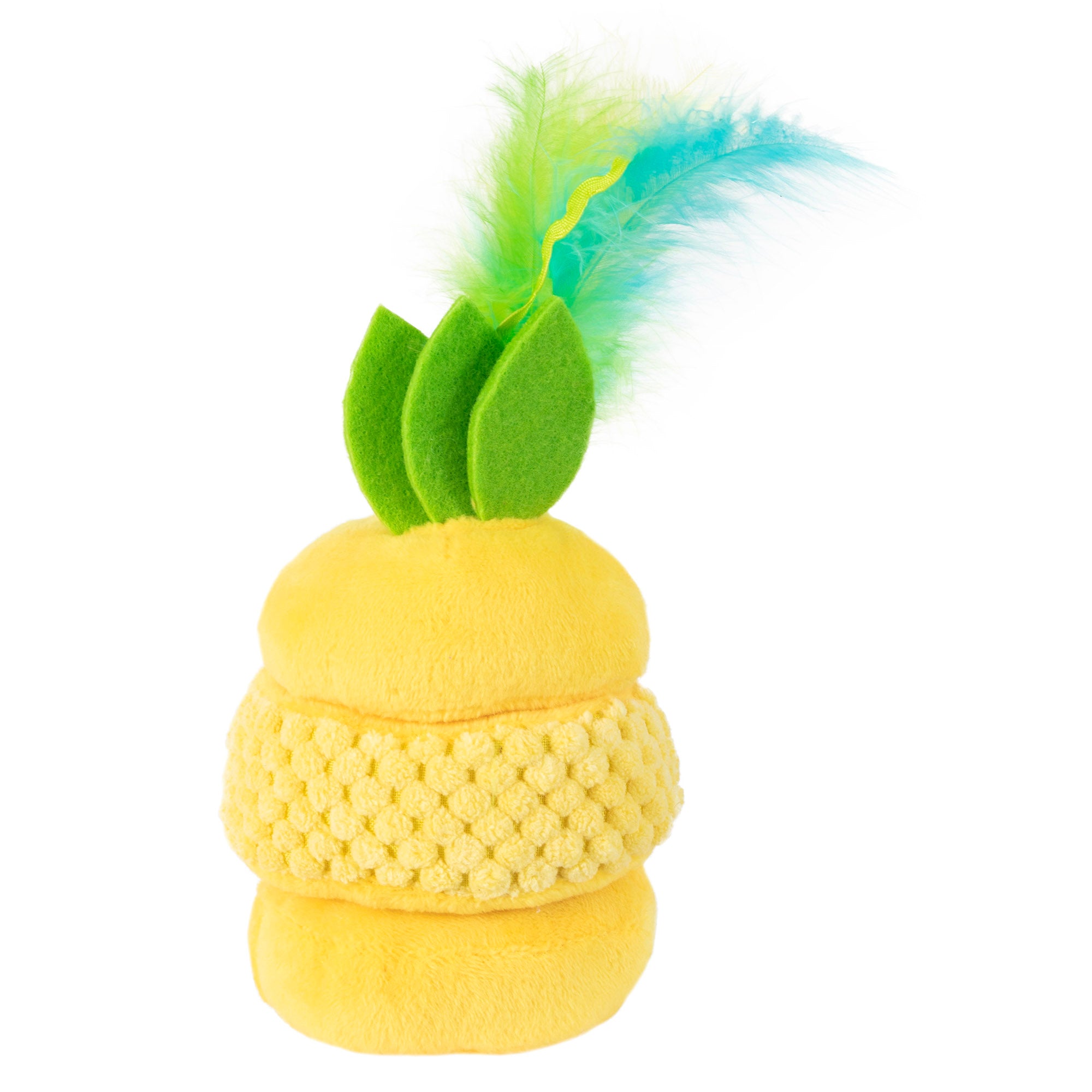 Mad Cat Pouncin' Pineapple Stacking Puzzle Toy - Fun Educational Game for Kids & Adults - Perfect for Family Game Night, Birthday Gifts & Classroom Activities