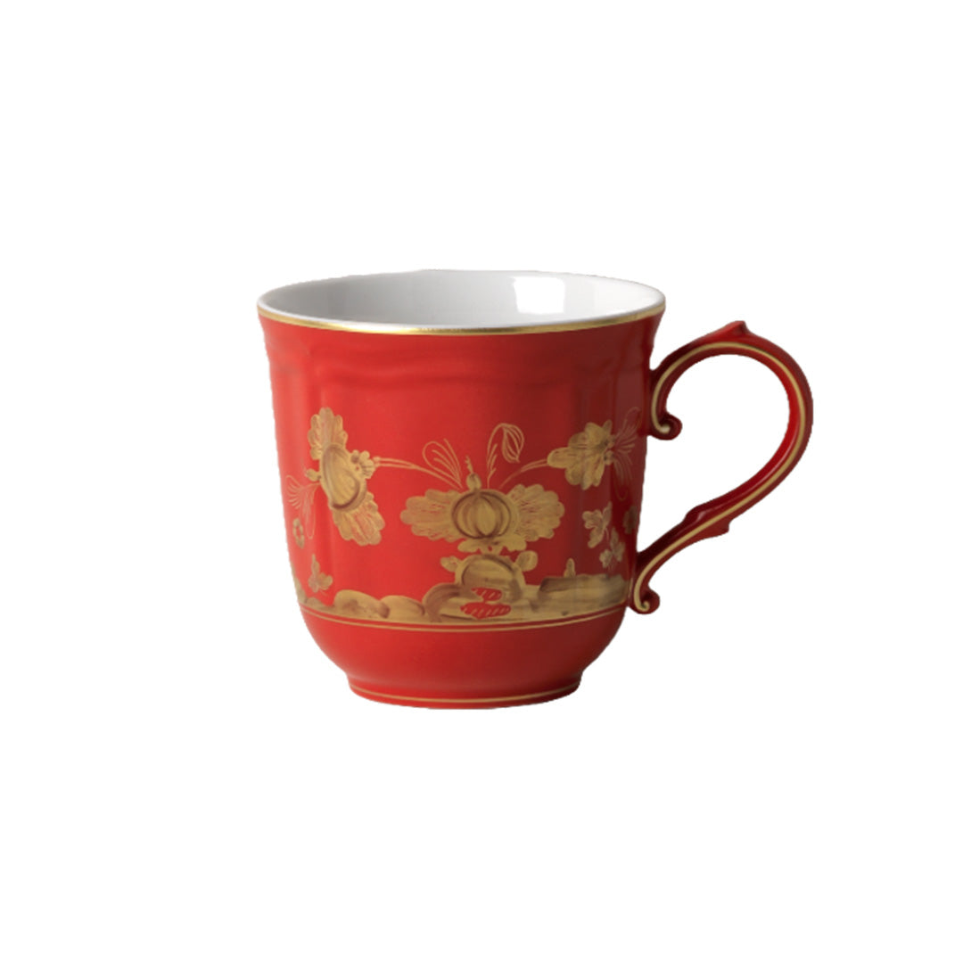 Oriente Italiano Coffee Mug - Premium Ceramic Cup with Red Design - Perfect for Home, Office & Gifts