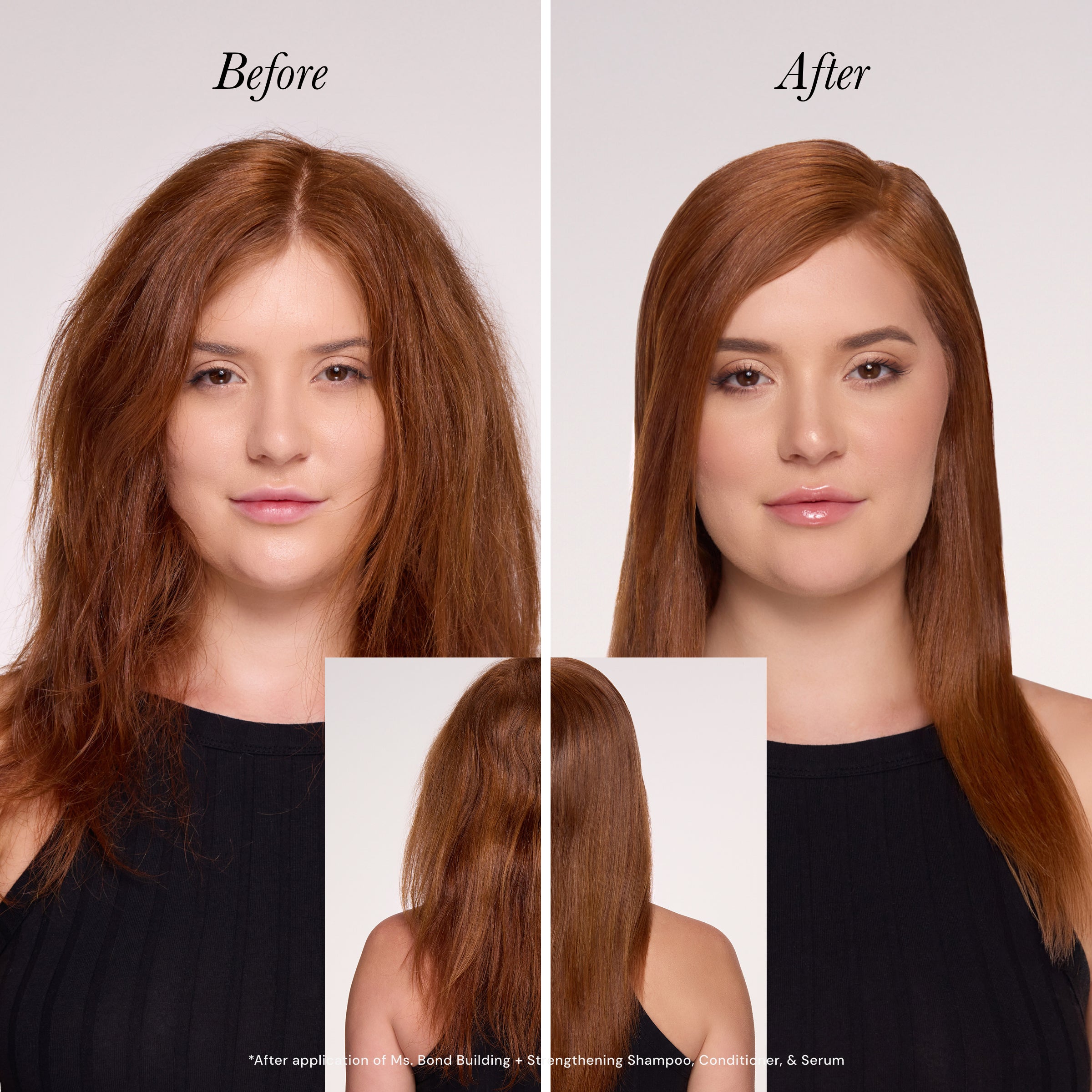 Ms. Bond Building & Strengthening Shampoo for Damaged Hair - Repair & Nourish Dry, Brittle Hair - Perfect for Color-Treated & Chemically Processed Hair - Salon Quality Hair Care at Home