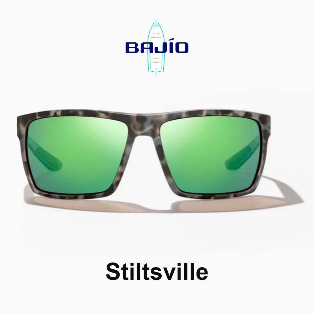 Bajio Stiltsville Polarized Sunglasses for Men & Women - UV Protection, Stylish Outdoor Shades for Beach, Fishing & Driving