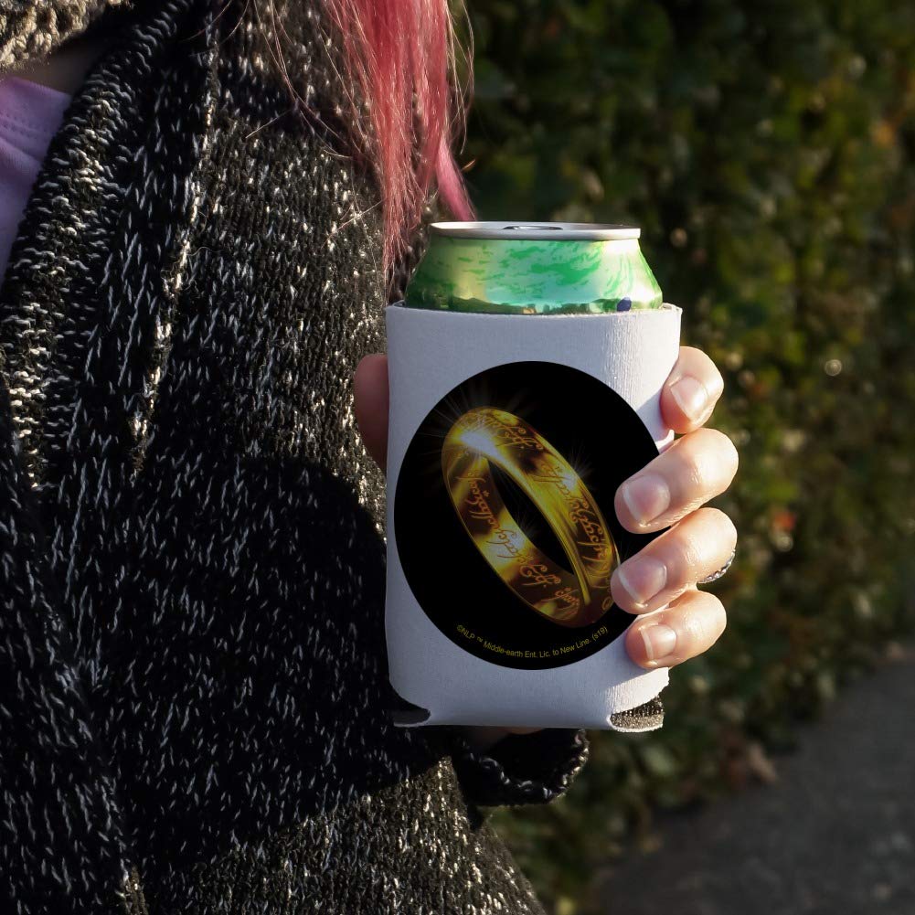 The One Ring Can Cooler - Insulated Collapsible Drink Sleeve for Beverages | Lord of the Rings Inspired | Perfect for Parties, Camping & Outdoor Adventures