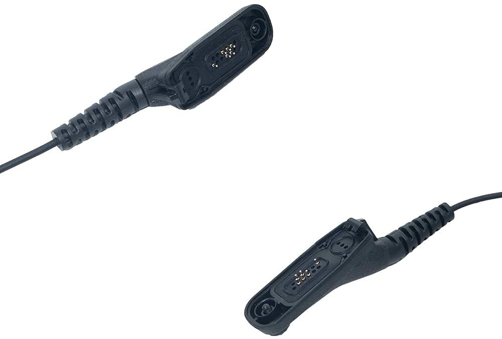 Caroo 10 Pack APX6000 Earpiece Headset with PTT Mic for Motorola XPR7550e XPR7550 XPR7350e XPR6550 Two-Way Radio - Secure Communication for Security, Construction & Event Staff