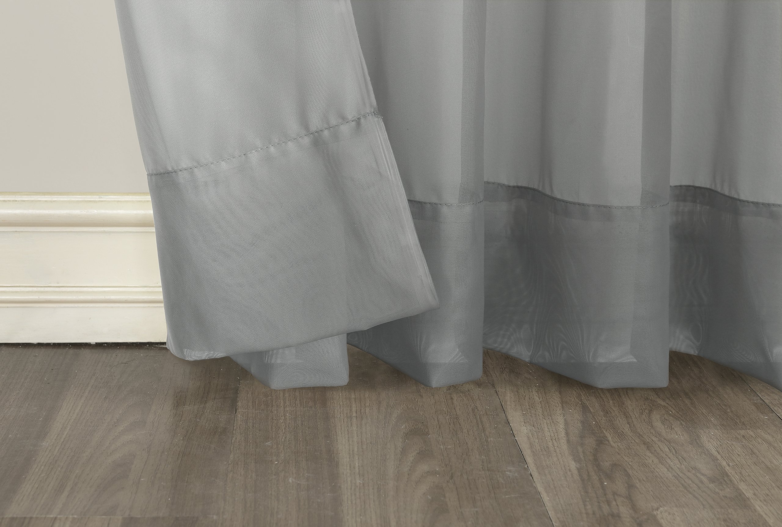 Emily Sheer Voile Grommet Curtain Panel - 59