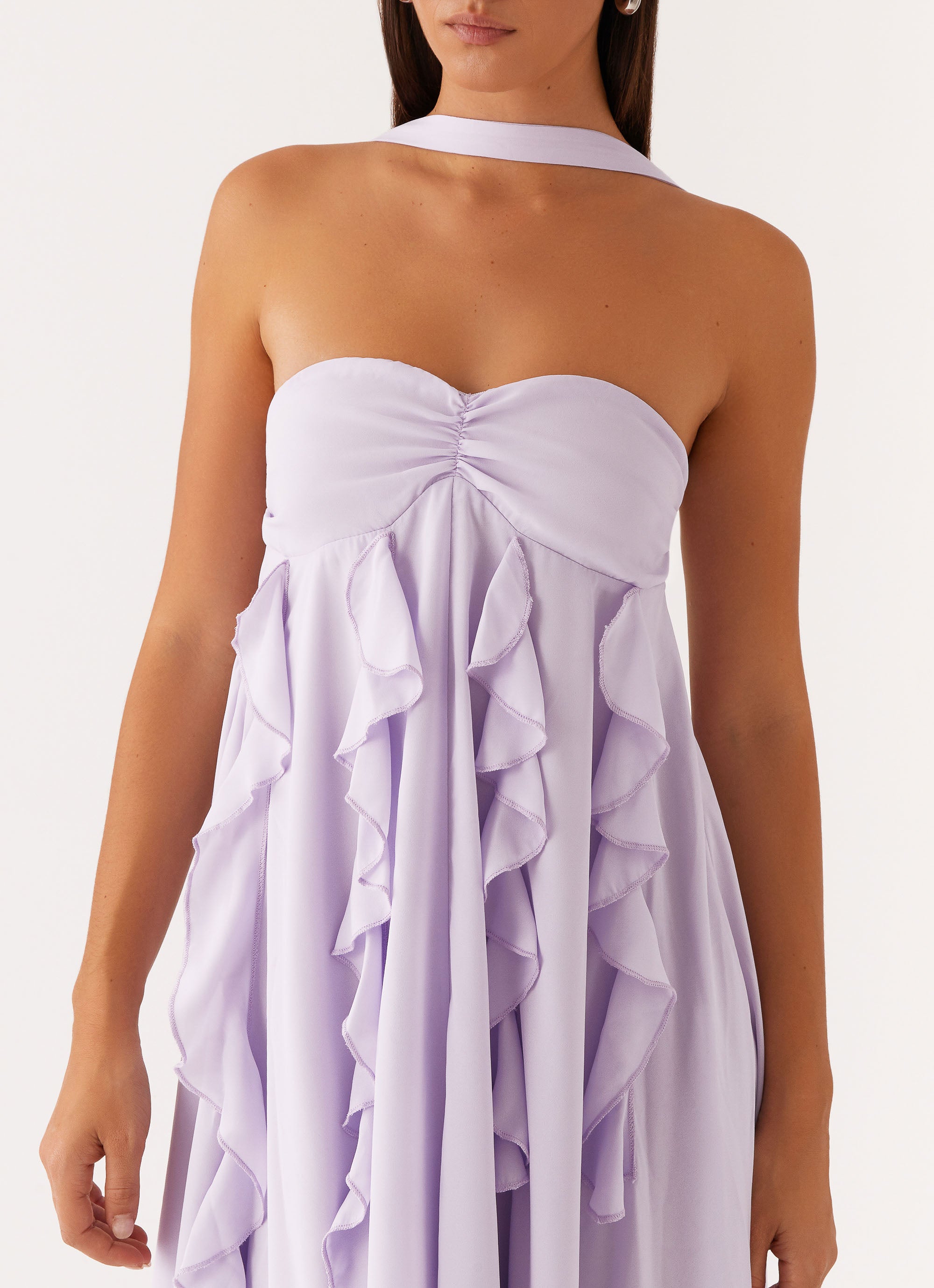 Florence Maxi Dress in Lilac - Elegant Long Flowy Summer Dress for Women | Perfect for Beach Vacations, Weddings & Date Nights