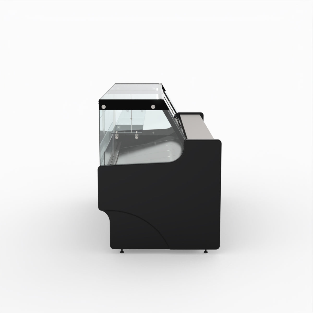 2 Meter AG Deli Showcase Glass Display Case - Perfect for Supermarkets, Delis & Bakeries to Showcase Fresh Food & Pastries