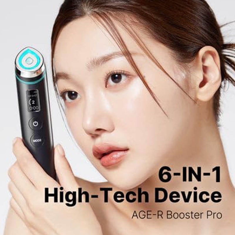 Medicube Age R Booster Pro - 6-in-1 Anti-Aging Facial Treatment Device for Wrinkles & Firming | At-Home Skincare Routine & Spa Treatment