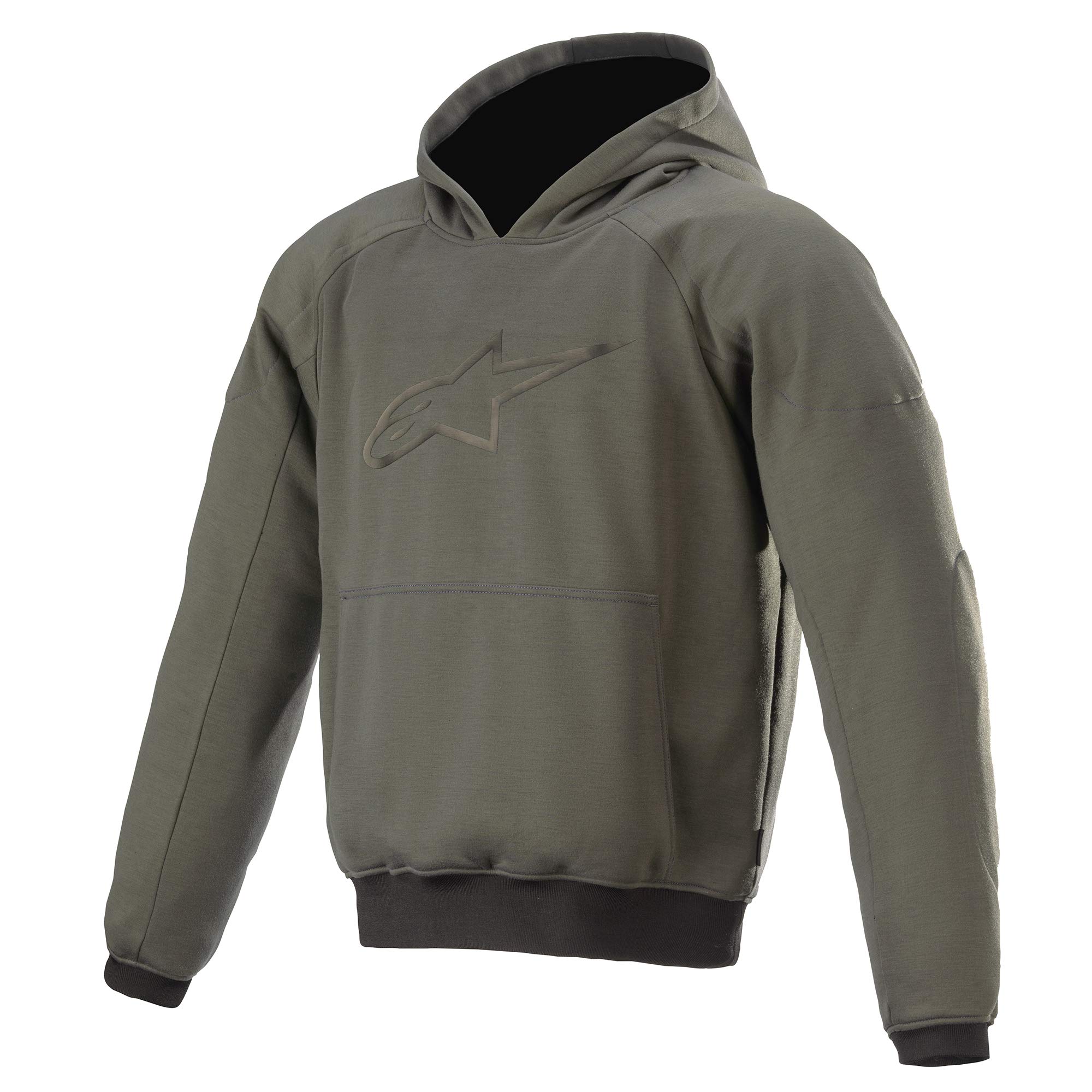Alpinestars Ageless Hoodie - Military Green Melange Men's Pullover Sweatshirt (Size L) | Comfortable & Stylish for Motorcycle Riding, Outdoor Adventures & Casual Wear