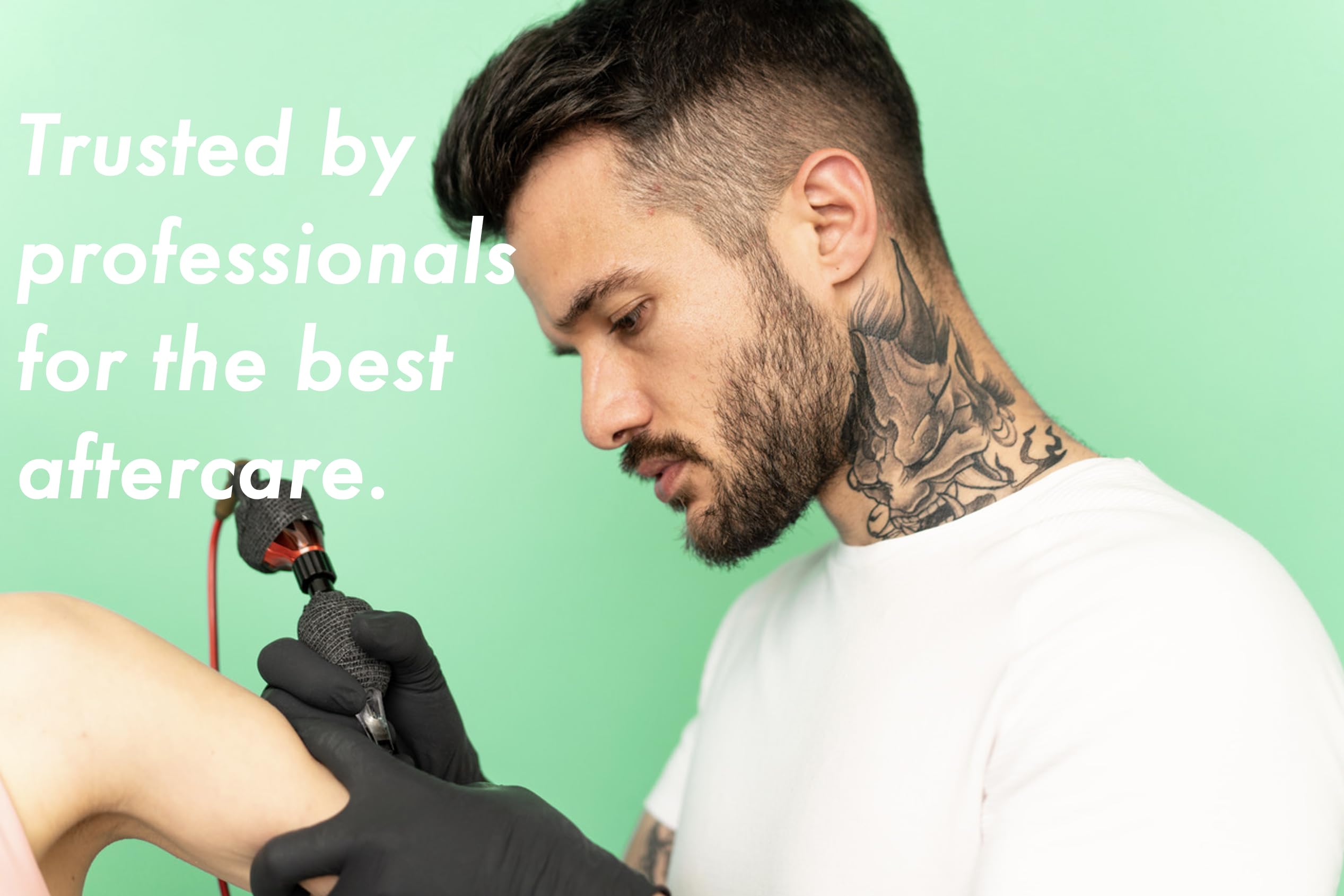 4.2oz Foaming Tattoo Soap - Gentle Cleanser for Tattoos & Piercings | Skin Safe, Vegan Formula | Perfect for Tattoo Aftercare & Body Art Maintenance