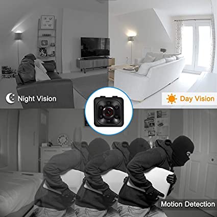 SQ11 HD Mini Camera - 720P/1080P Nanny Cam, Baby Monitor, Dashboard Cam with Night Vision & Infrared | No WiFi Needed | Perfect for Home Security, Baby Monitoring, Car Recording & Outdoor Activities
