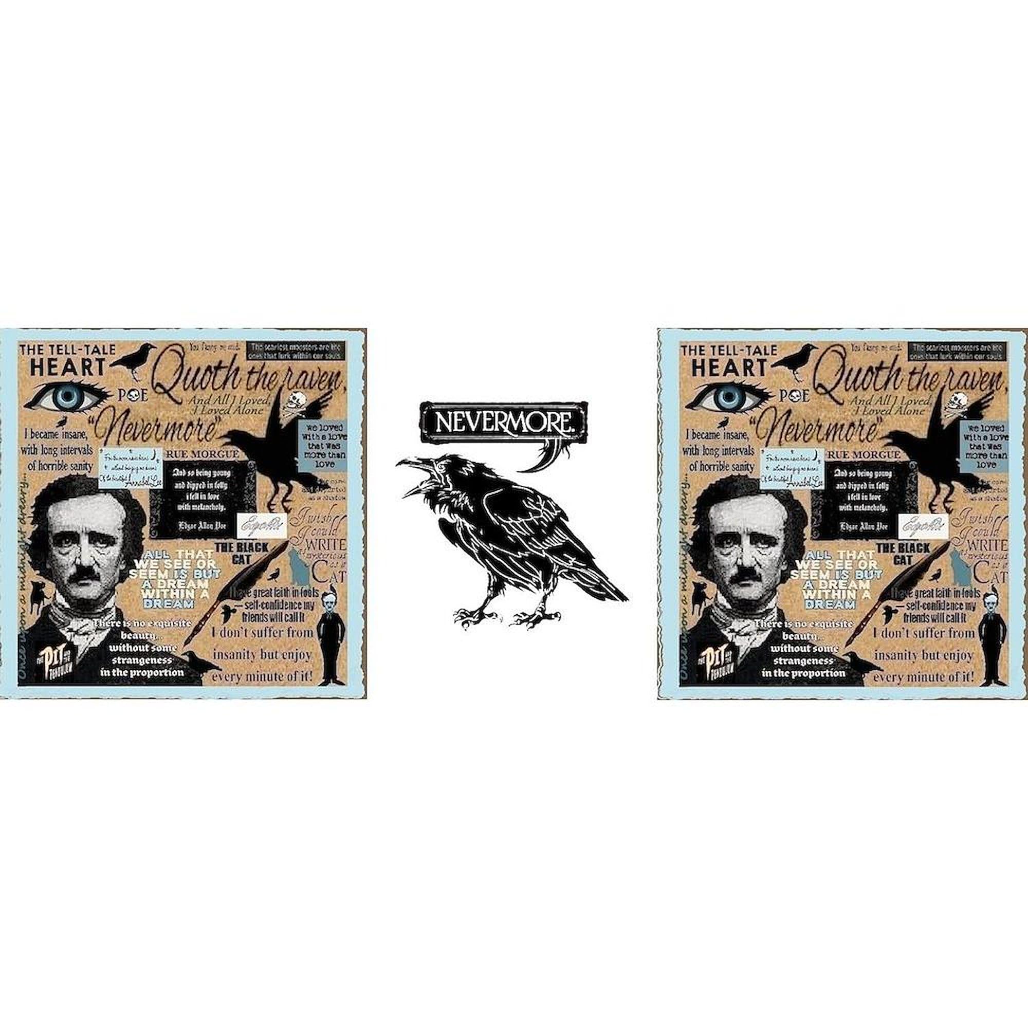 Poe Themed 11 oz (325 ml) Ceramic Coffee Mug - Perfect for Tea, Hot Chocolate & Office Use - Great Gift for Book Lovers & Edgar Allan Poe Fans