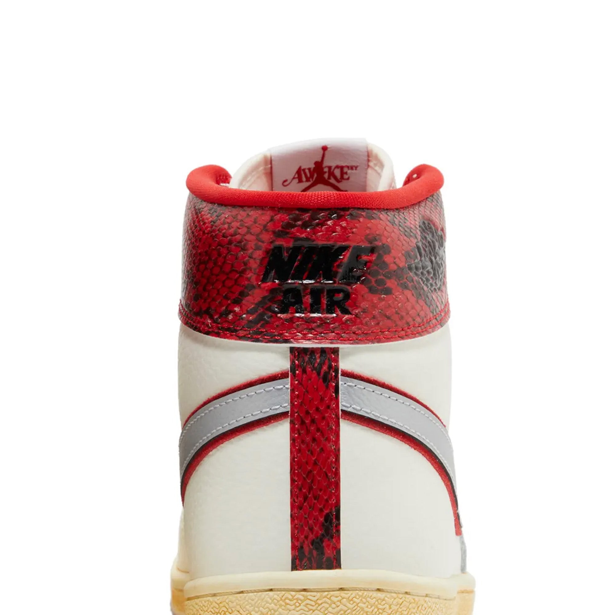 Air Jordan Air Ship x Awake NY 'Sail/Black University Red' Sneakers (2024) - Men's Basketball Shoes for Streetwear & Casual Style