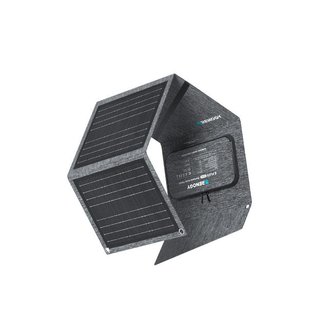 Renogy E.FLEX 30W Portable Solar Panel - Compact & Lightweight Foldable Solar Charger for Camping, Hiking, RV, Boating & Emergency Power Supply
