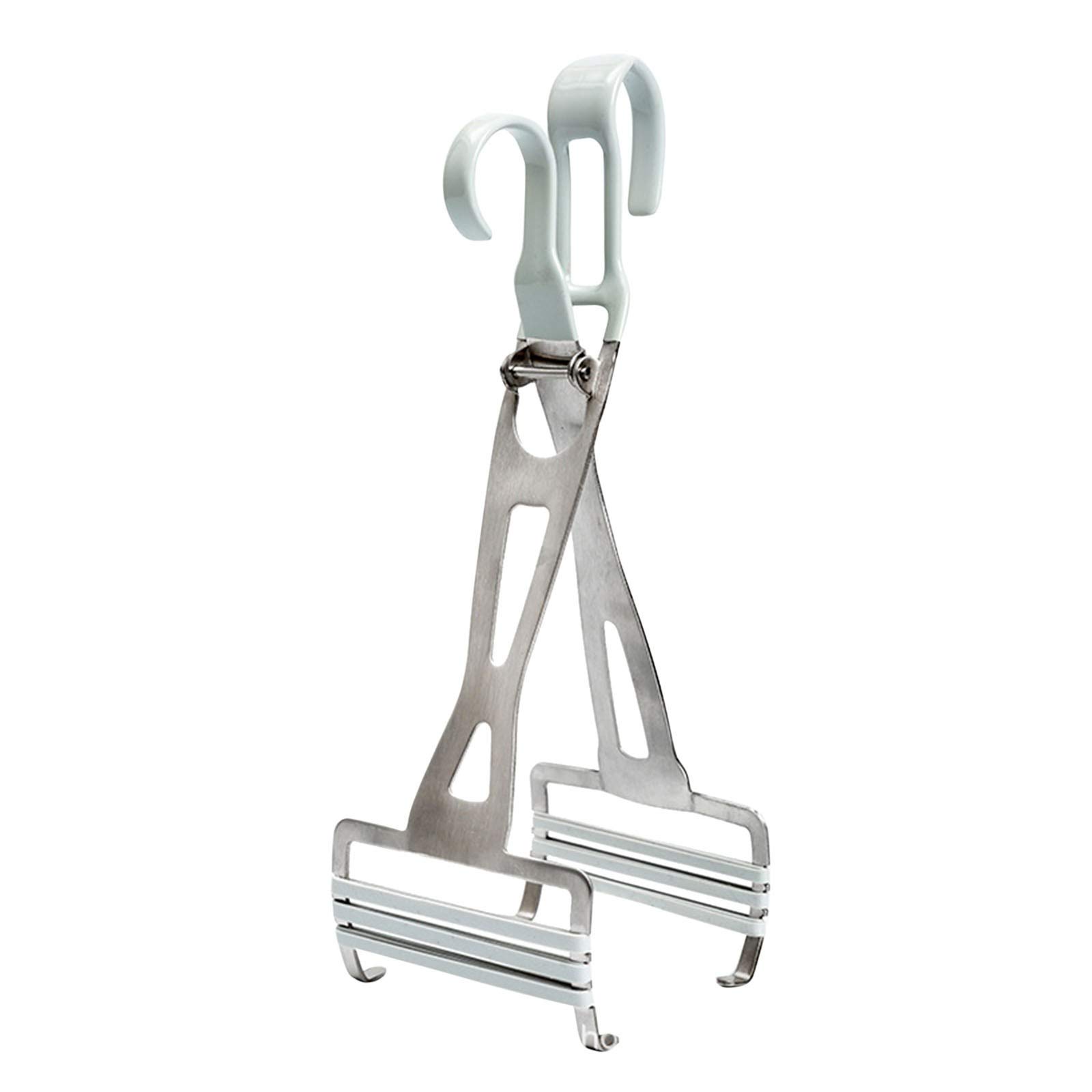 Stainless Steel Kitchen Tongs - Heat Resistant Folding Plate Gripper Clip for Cooking, BBQ, Grilling & Serving - Perfect for Hot Dishes, Salad, Frying Pans & Serving Bowls (1pc) - Ideal for Home Kitchen, Outdoor Picnics & Restaurant Use