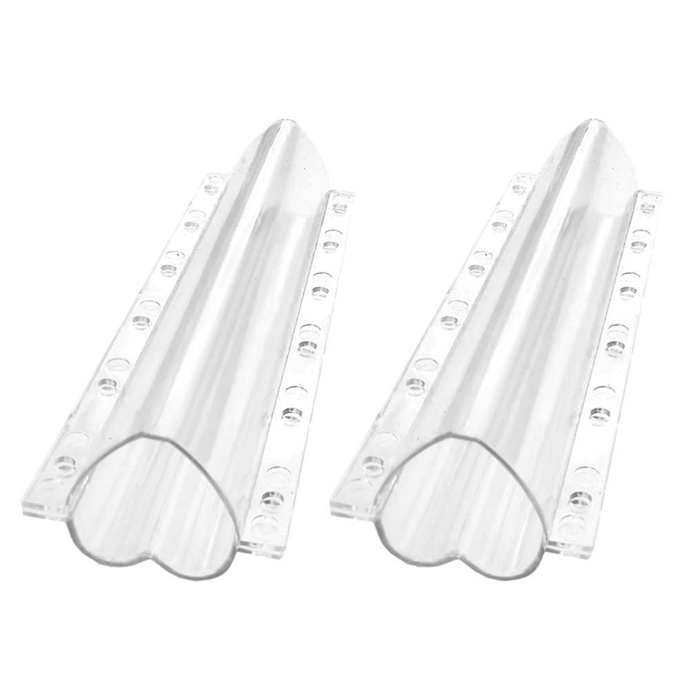 YARDWE 2-Pack Heart Shaped Vegetable & Fruit Growth Molds - Cucumber Shaping Tool for Garden, Yard | Perfect for DIY Organic Gardening & Creative Fruit Presentation