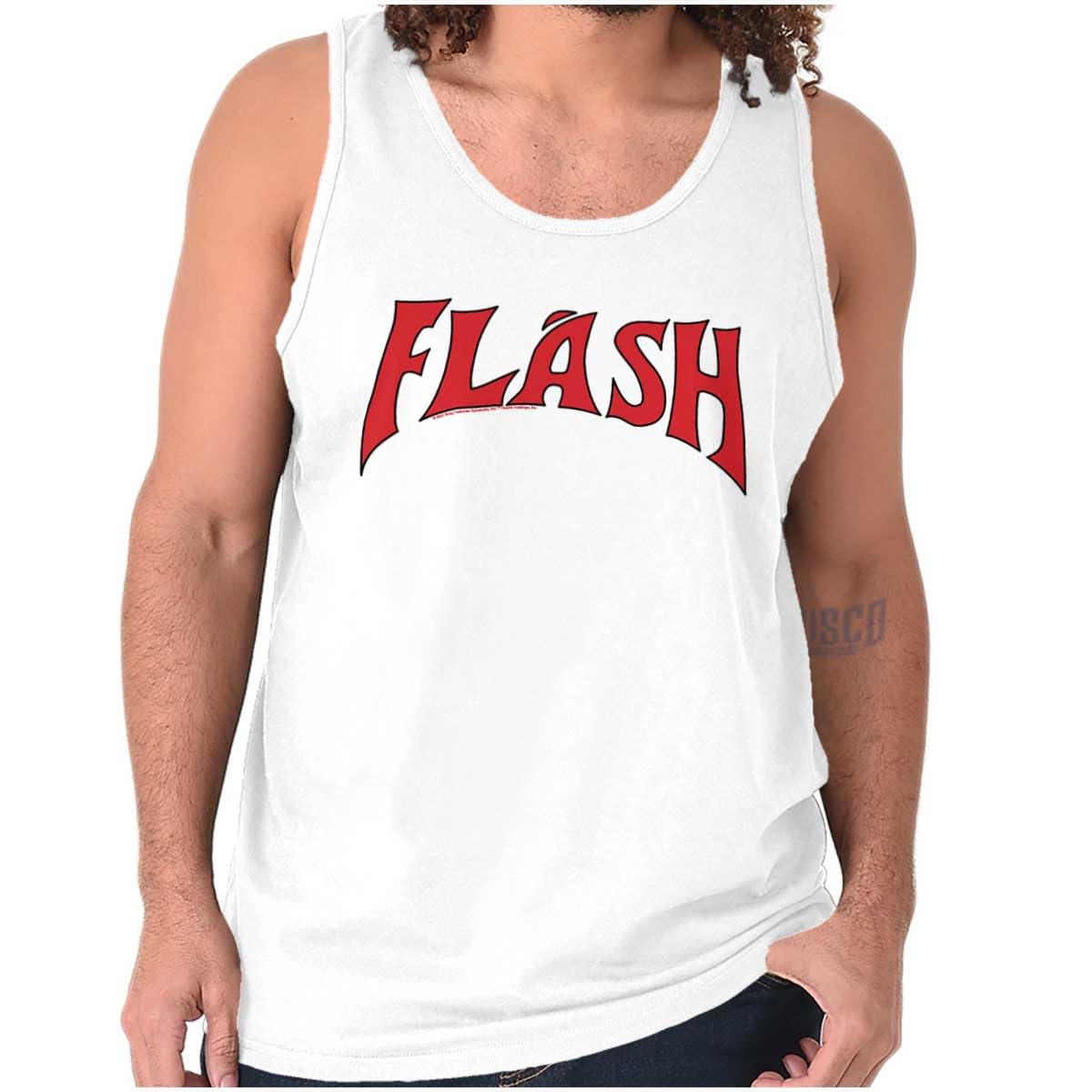 Flash Gordon Logo Comic Book Hero Tank Top for Men & Women - Vintage Graphic Tee for Superhero Fans - Perfect for Cosplay, Comic Con & Casual Wear