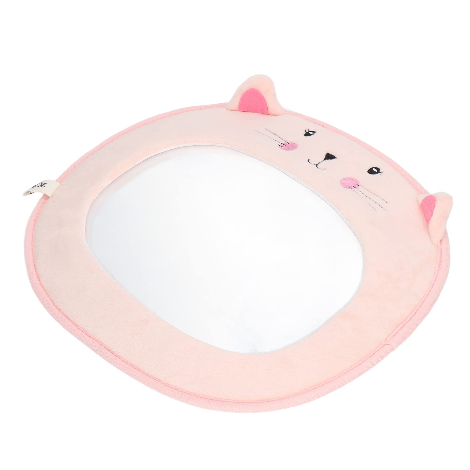 Hyuduo 3D Cartoon Cat Design Baby Safety Mirror - Acrylic Car Backseat Rearview Mirror for Infant Observation - Perfect for Parents to Monitor Baby in Rear-Facing Car Seats