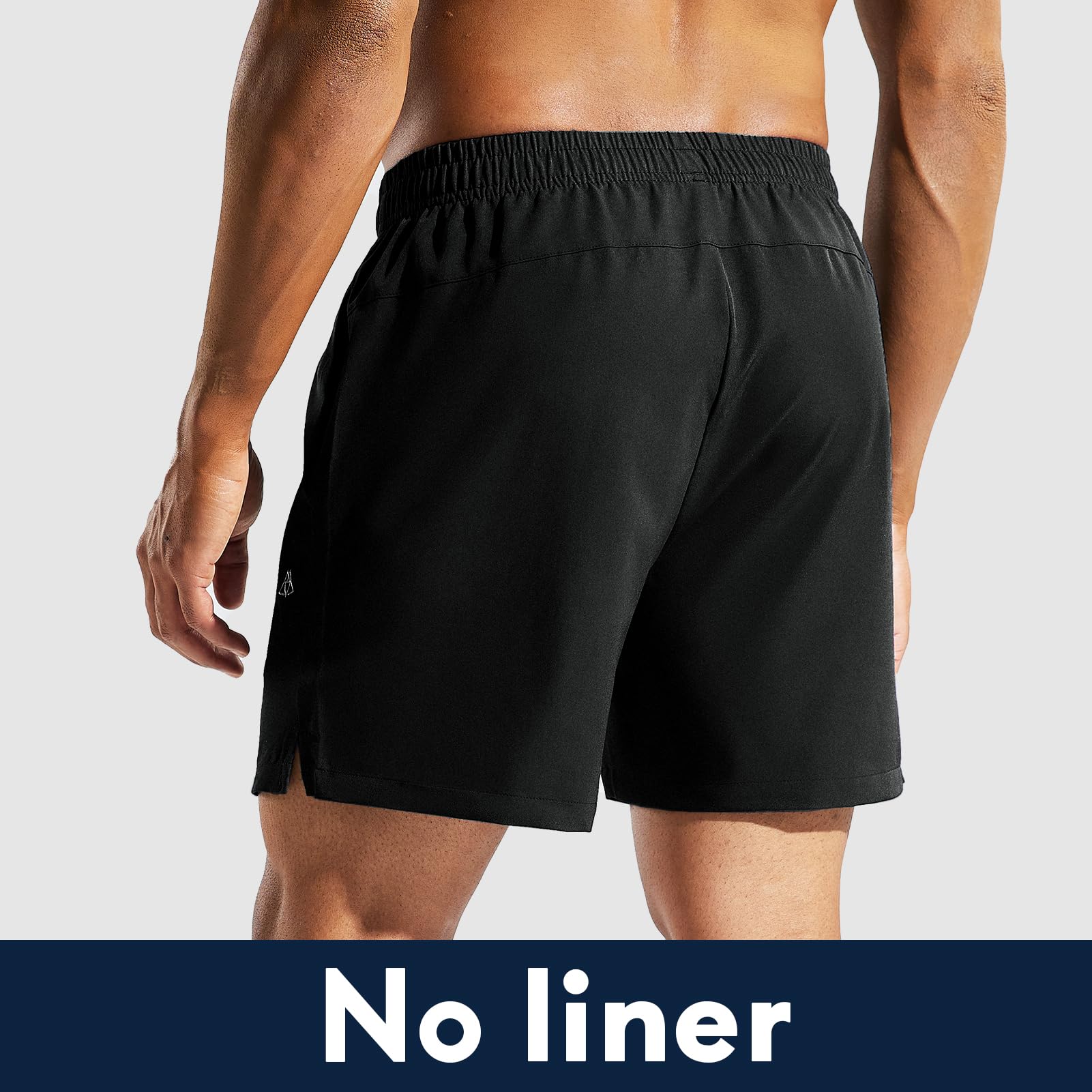 Haimont Men's 5 Inch Running Shorts - Quick Dry, Water Resistant Gym Workout Shorts with Pockets - Perfect for Jogging, Training & Outdoor Sports Activities