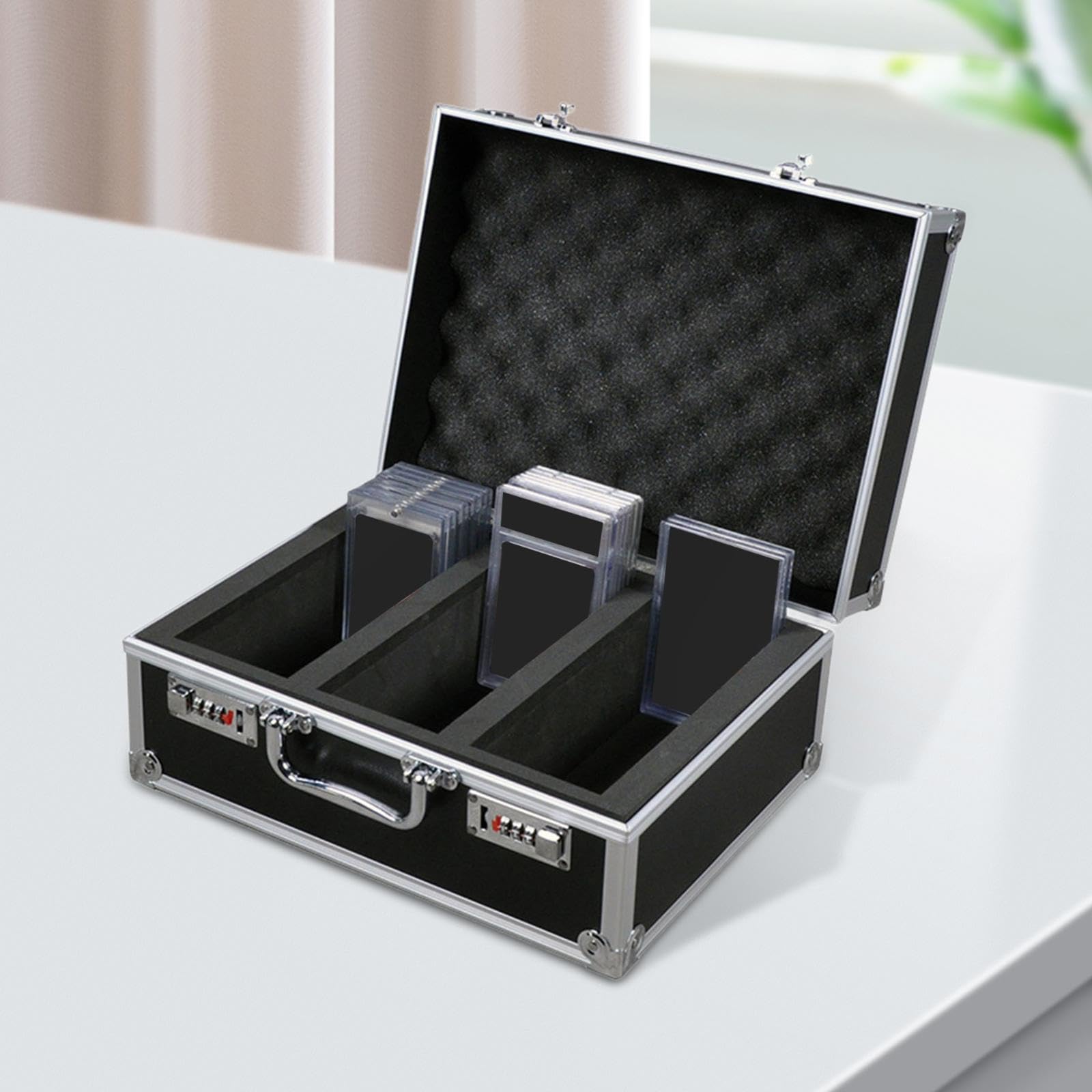 JISADER 100-Pocket Trading Card Holder - Premium Card Storage Case for Sports, Pokemon, MTG & Collectible Cards - Durable Card Organizer for Collectors & Gamers - Perfect for Display, Trading & Protection