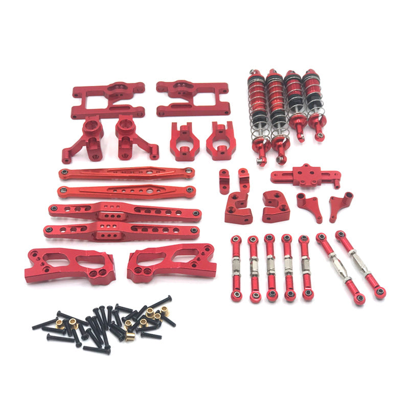 WLtoys 12427 12428 12423 Feiyue RC Car Metal Upgrade Parts Kit - 12PCS Set for Off-Road Racing and Crawling Performance Enhancement