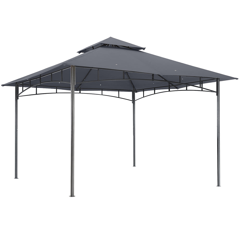 ABCCANOPY 8x8/10x10/10x12 Outdoor Double Tier Gazebo - Waterproof Patio Canopy with Mosquito Netting for Garden, Backyard, and Poolside Relaxation