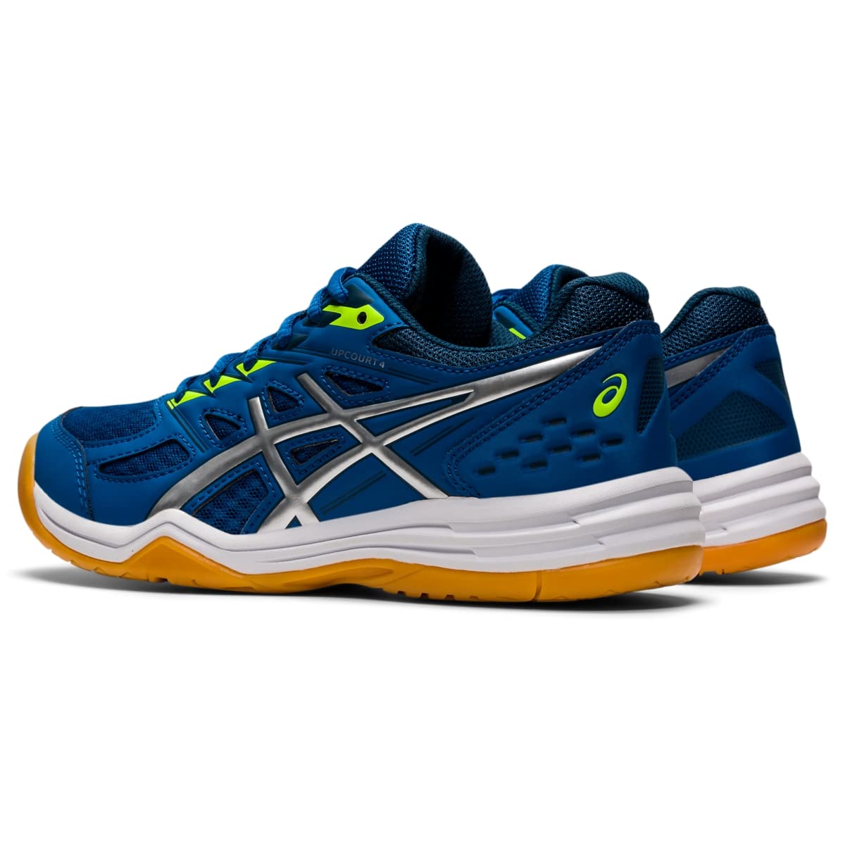 ASICS Kid's Upcourt 4 Grade School Volleyball Shoes - Lightweight & Non-Slip for Indoor Sports, Gym Class & Court Play