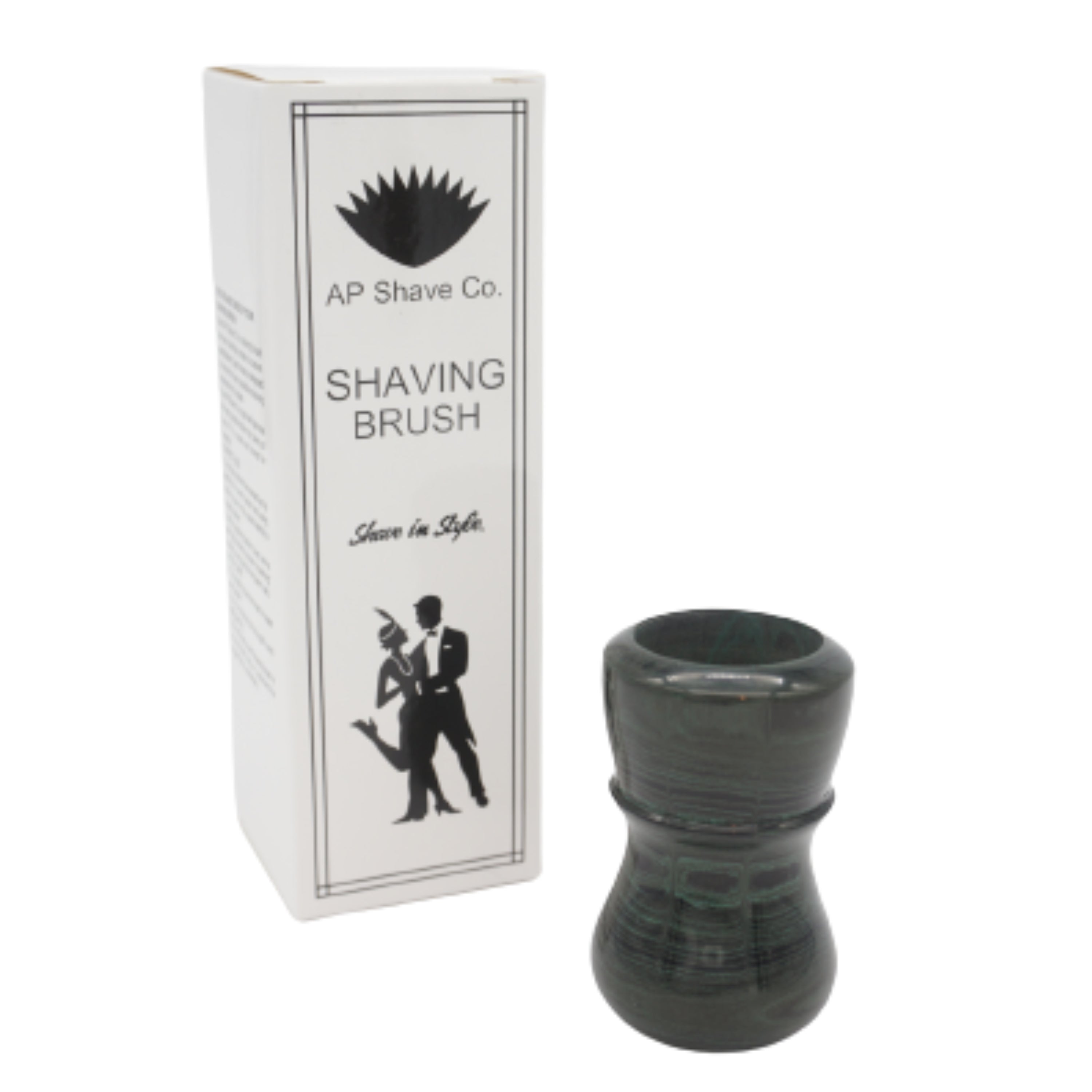 Premium Handcrafted Jaguar Ebonite Shaving Brush Handle - Fits 24mm & 26mm Knots - Perfect for Wet Shaving & Grooming Gifts for Men