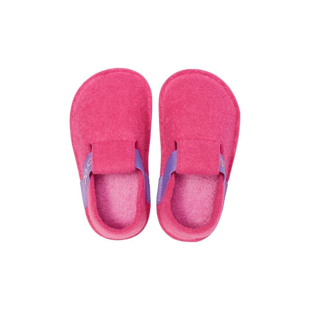 Crocs Kids' Classic Fuzzy Slippers - Soft & Comfortable Slip-On Indoor/Outdoor Slippers for Boys & Girls - Perfect for Home, School & Playtime