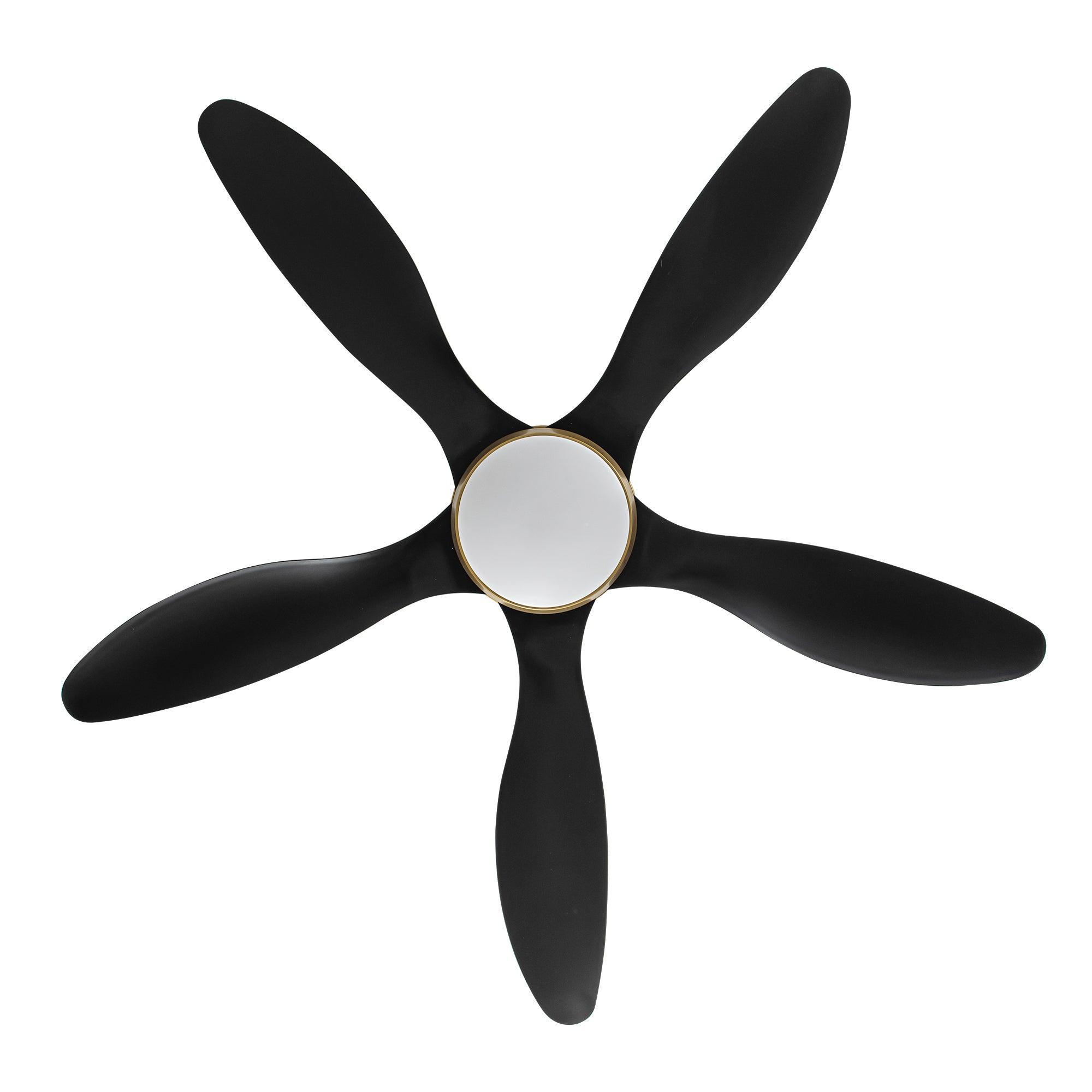 52 Inch Punjab Smart Ceiling Fan with LED Light - Energy Efficient, Remote Control, Quiet Operation for Bedroom, Living Room, and Office