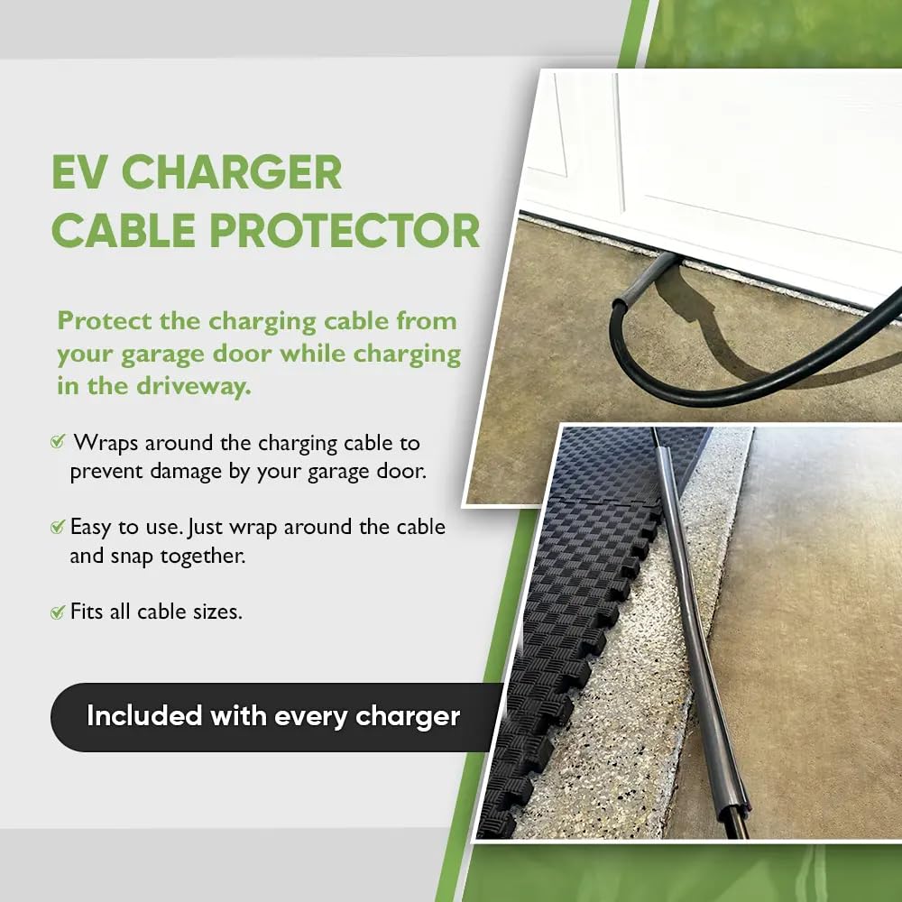 AEFA Level 1 EV Charger - 12 AMP Portable Electric Vehicle Charger with NEMA 5-15 Plug & 32FT Cable - J1772 Compatible for Home & Travel - Adjustable Settings, LED Display & Delayed Power Feature - Perfect for Charging Tesla, Chevy Bolt, Nissan Leaf & More EVs at Home or On the Road