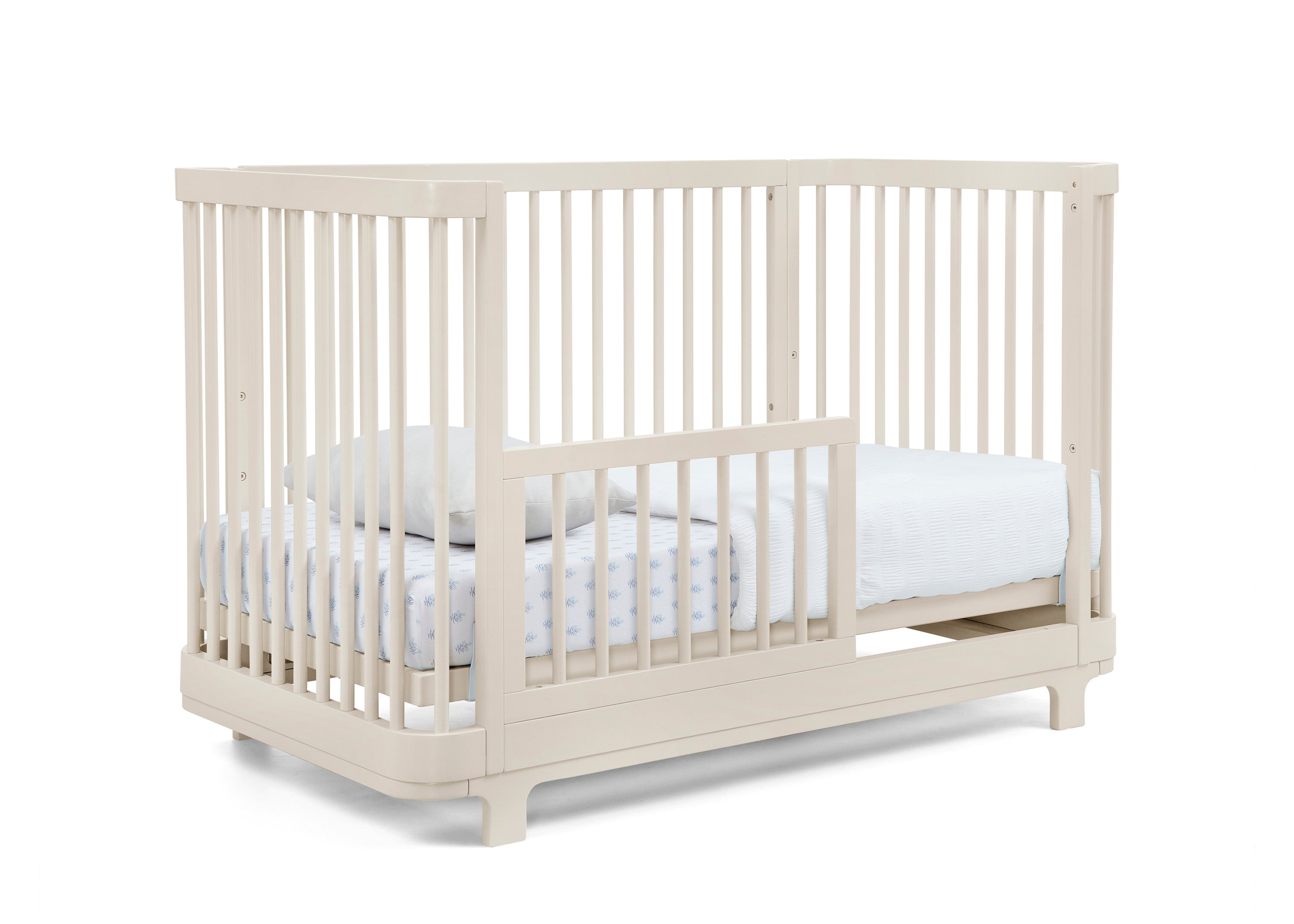 Nest 4-in-1 Convertible Baby Crib - Toddler Bed, Daybed & Full-Size Bed - Safe Nursery Furniture for Newborn to Teen - Perfect for Bedrooms, Daycare & Guest Rooms