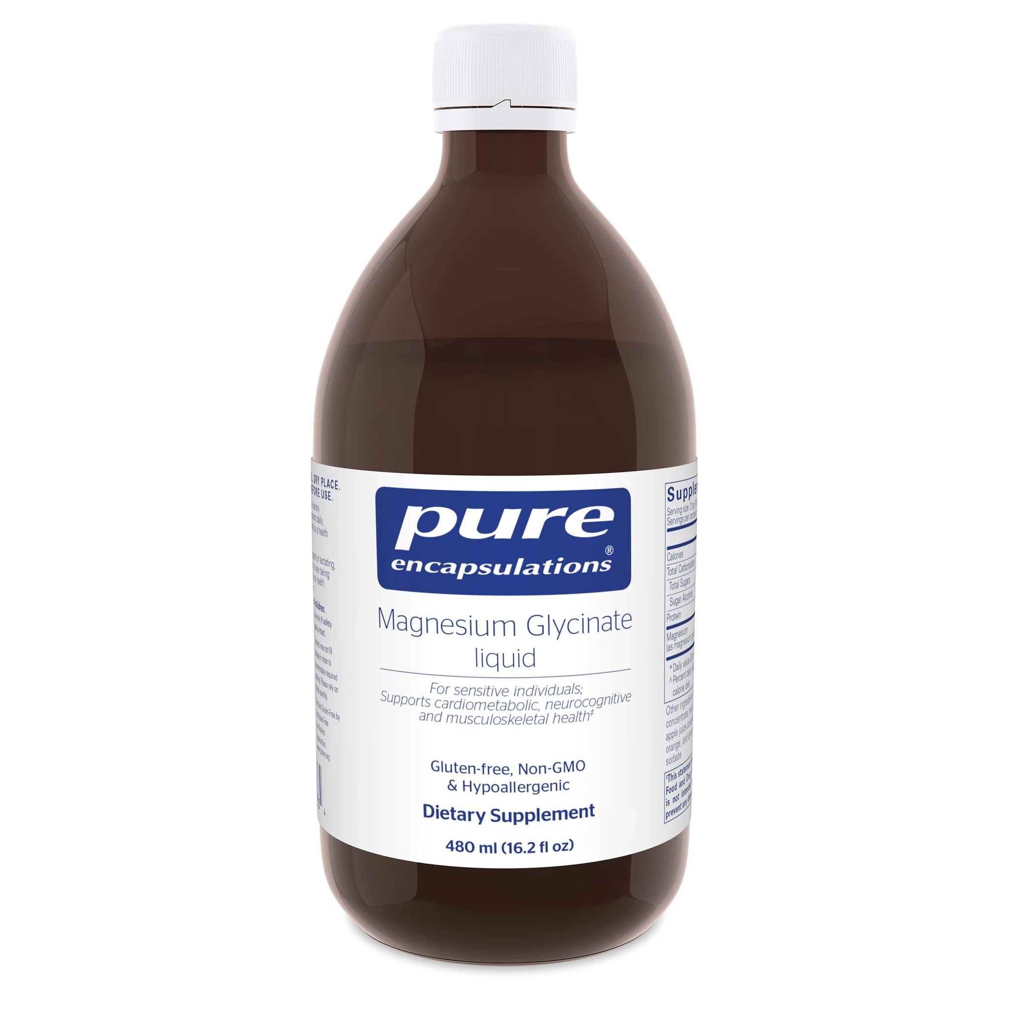 Best Magnesium Glycinate Liquid Supplement for Sleep, Stress & Muscle Recovery - High Absorption Formula - Vegan & Non-GMO - Supports Relaxation & Better Sleep Quality