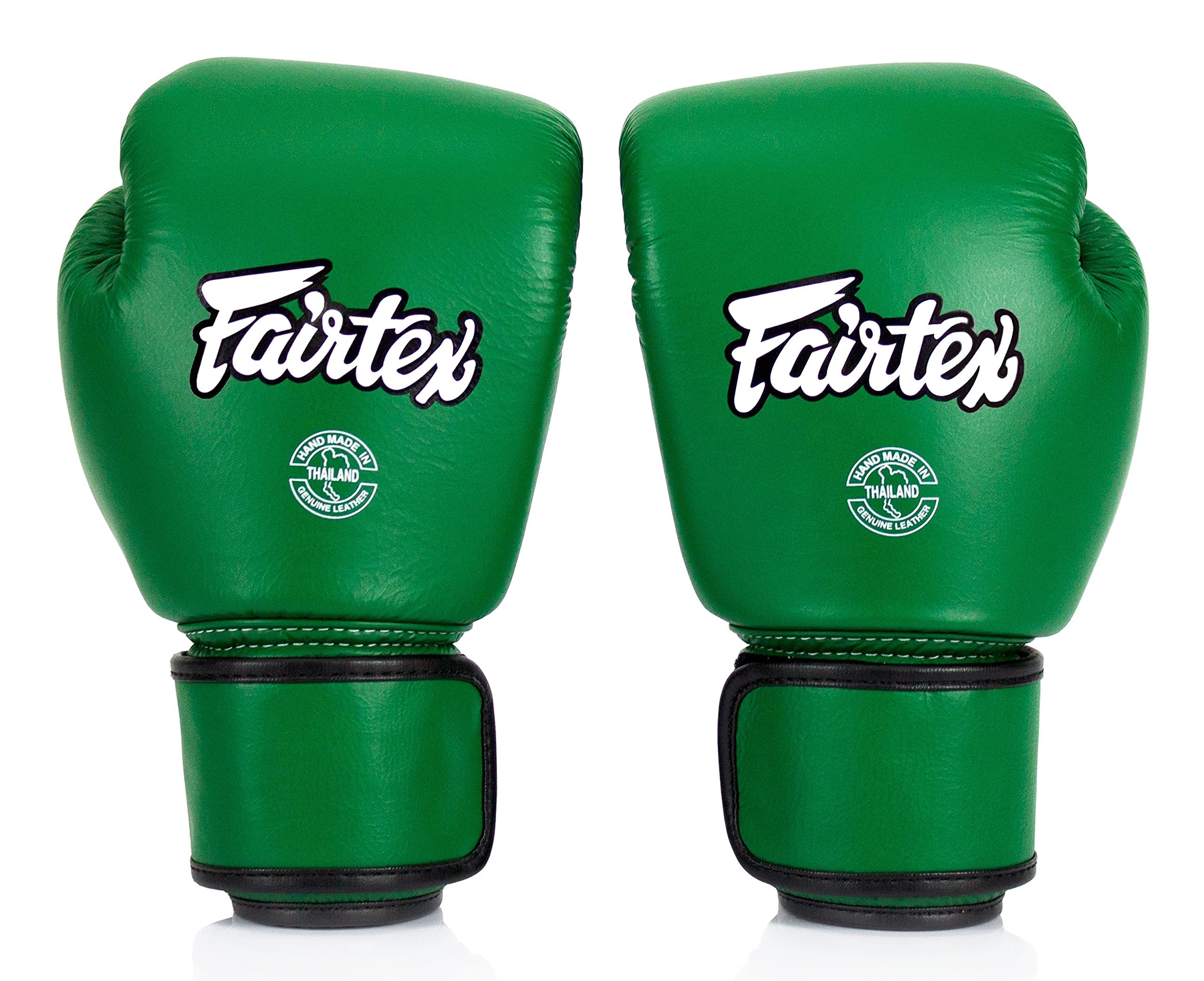 Fairtex BGV16 Leather Compact Muay Thai Boxing Gloves - Premium Training & Sparring Gear for MMA, Kickboxing & Fitness Workouts