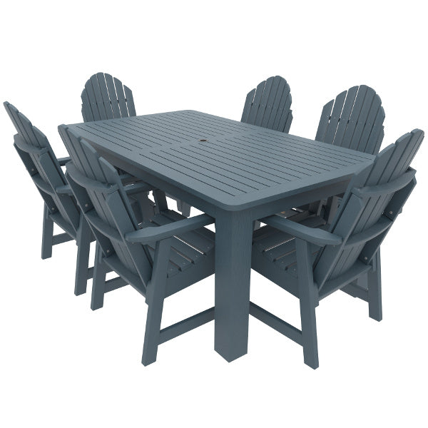 Muskoka 7-Piece Outdoor Bistro Dining Set - Patio Garden Cafe Table and Chairs for Backyard, Deck, Poolside & Balcony