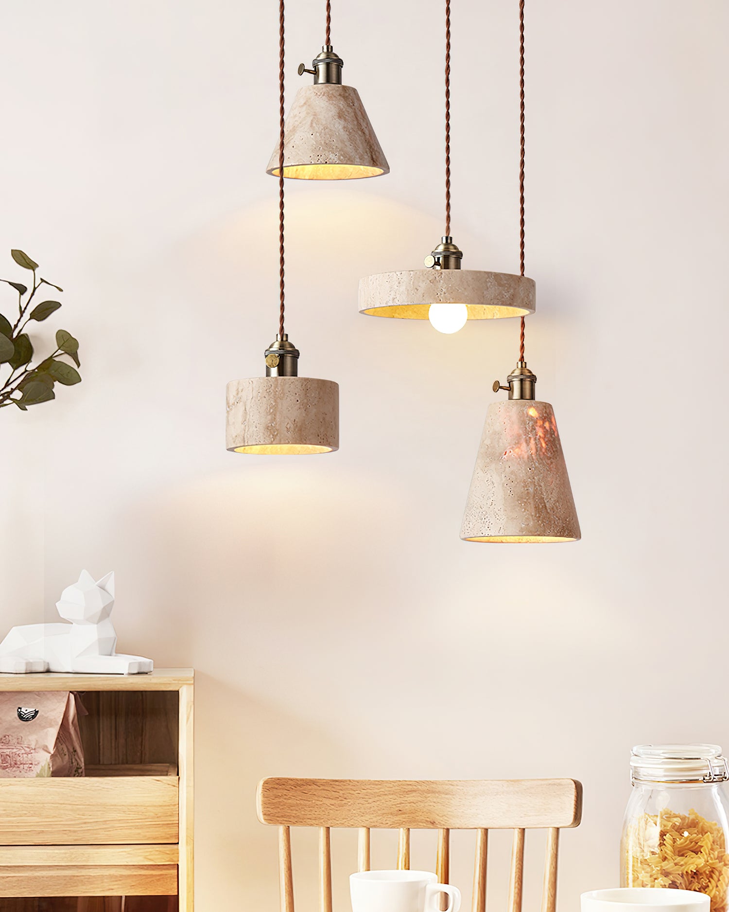 Alagusmo Modern Pendant Lamp - Stylish Hanging Light Fixture for Living Room, Dining Room, Kitchen & Bedroom Decor