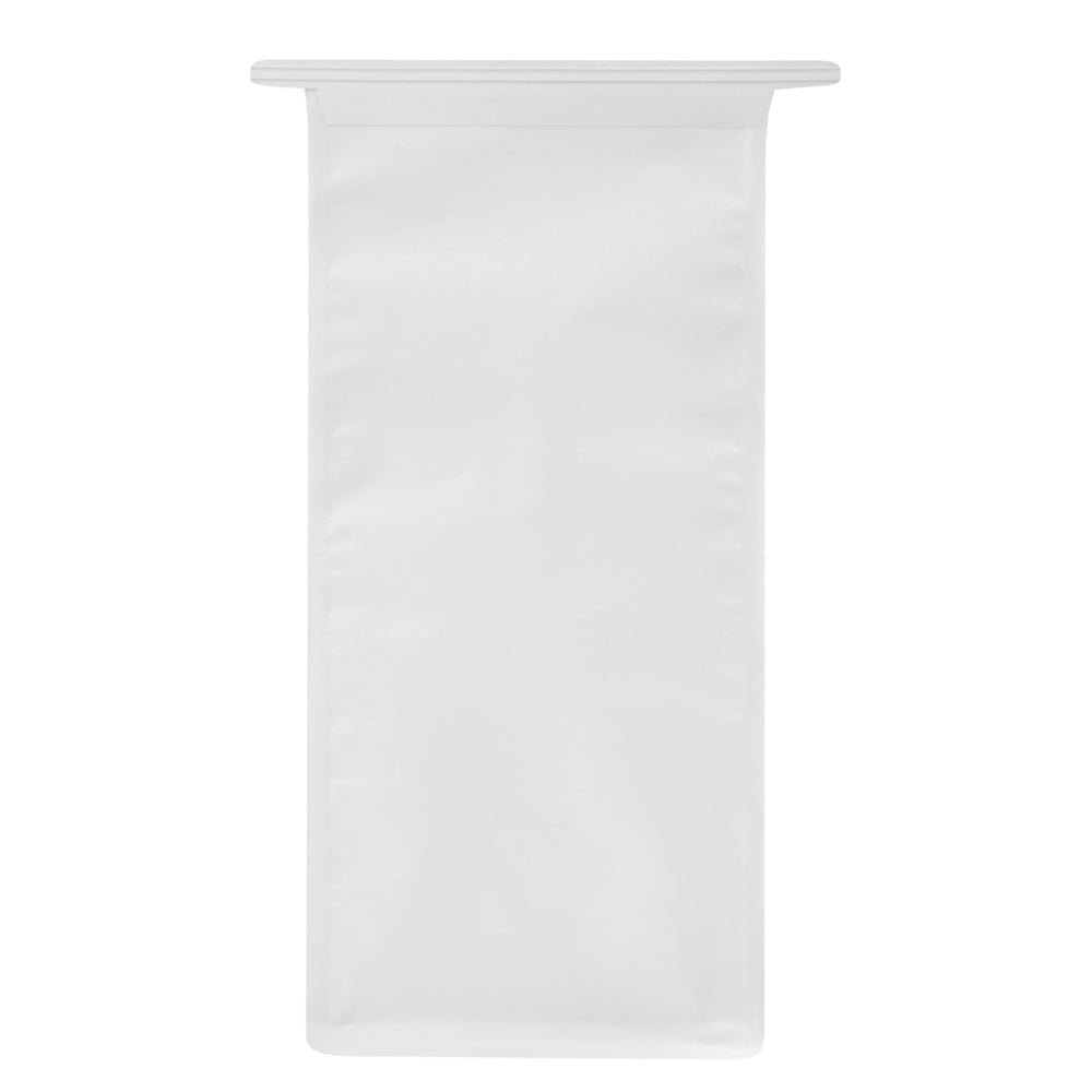 Premium White Cotton Paper Tin Tie Bags with Clear Window - 5