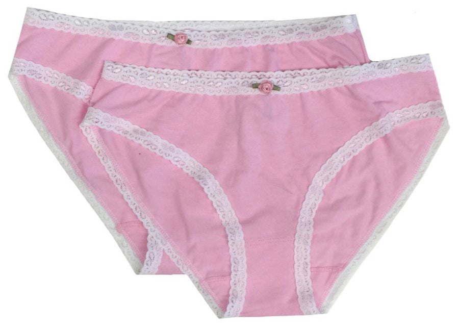 Premium Cotton Women's Underwear 2-Pack - Soft Breathable Panties for Everyday Comfort & Lounge Wear
