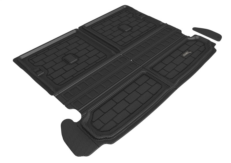 3D MAXpider Custom Fit Cargo Liner for 2020-2021 Mercedes GLB Class 7-Seater - Black Seatback Protector & Trunk Mat | Perfect for Road Trips, Family Travel & Pet Protection