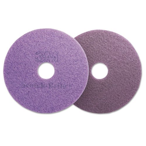 3M Scotch-Brite Diamond Floor Cleaning Pad - Heavy Duty Scrubber for Concrete, Tile & Hard Surfaces - 20