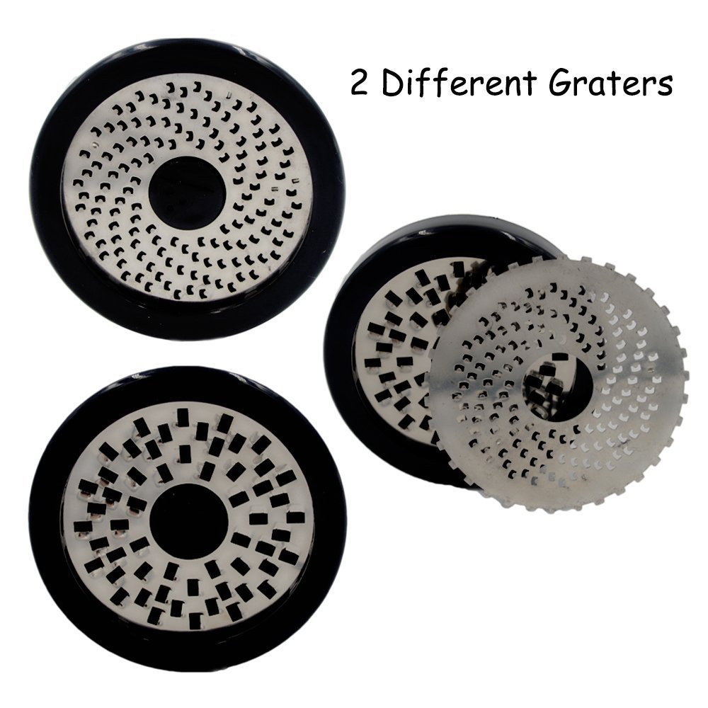 Premium Stainless Steel Cheese Grater - Heavy Duty Handheld Cheese Mill & Cutter for Parmesan, Mozzarella - Perfect for Cooking, Baking, Salad Prep & Dinner Table Use
