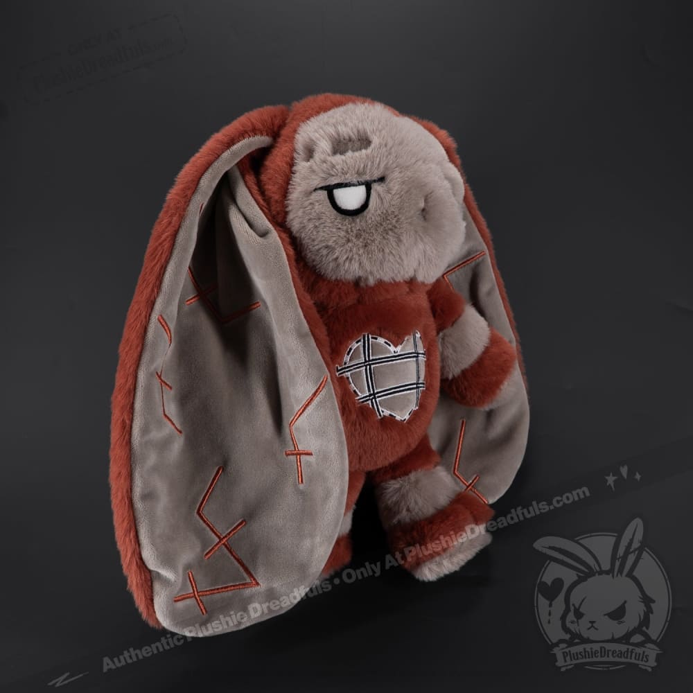Plushie Dreadfuls Antisocial Personality Disorder Rabbit V2 - Soft Stuffed Animal Toy for Mental Health Awareness, Comfort & Therapy | Perfect Gift for Anxiety Relief, PTSD Support & Emotional Healing