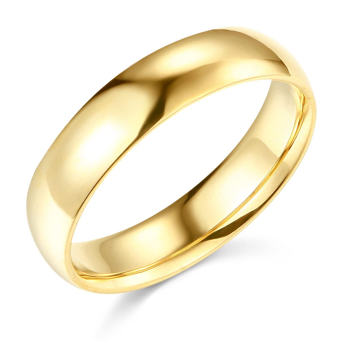14K Solid Gold Wedding Bands for Women & Men - Classic Comfort Fit Wedding Ring Set - Perfect for Engagement, Anniversary & Everyday Wear