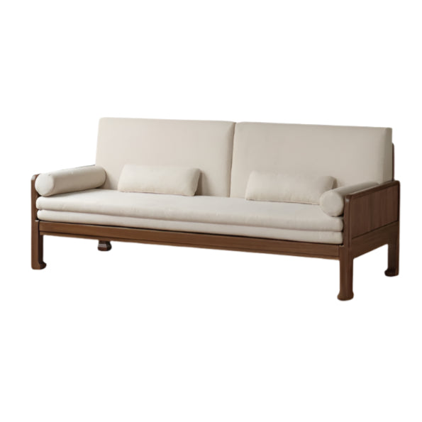 79.9x33-57x34.2 inch / 203x84-145x87 cm / Walnut Color / oak sofa mat pear white