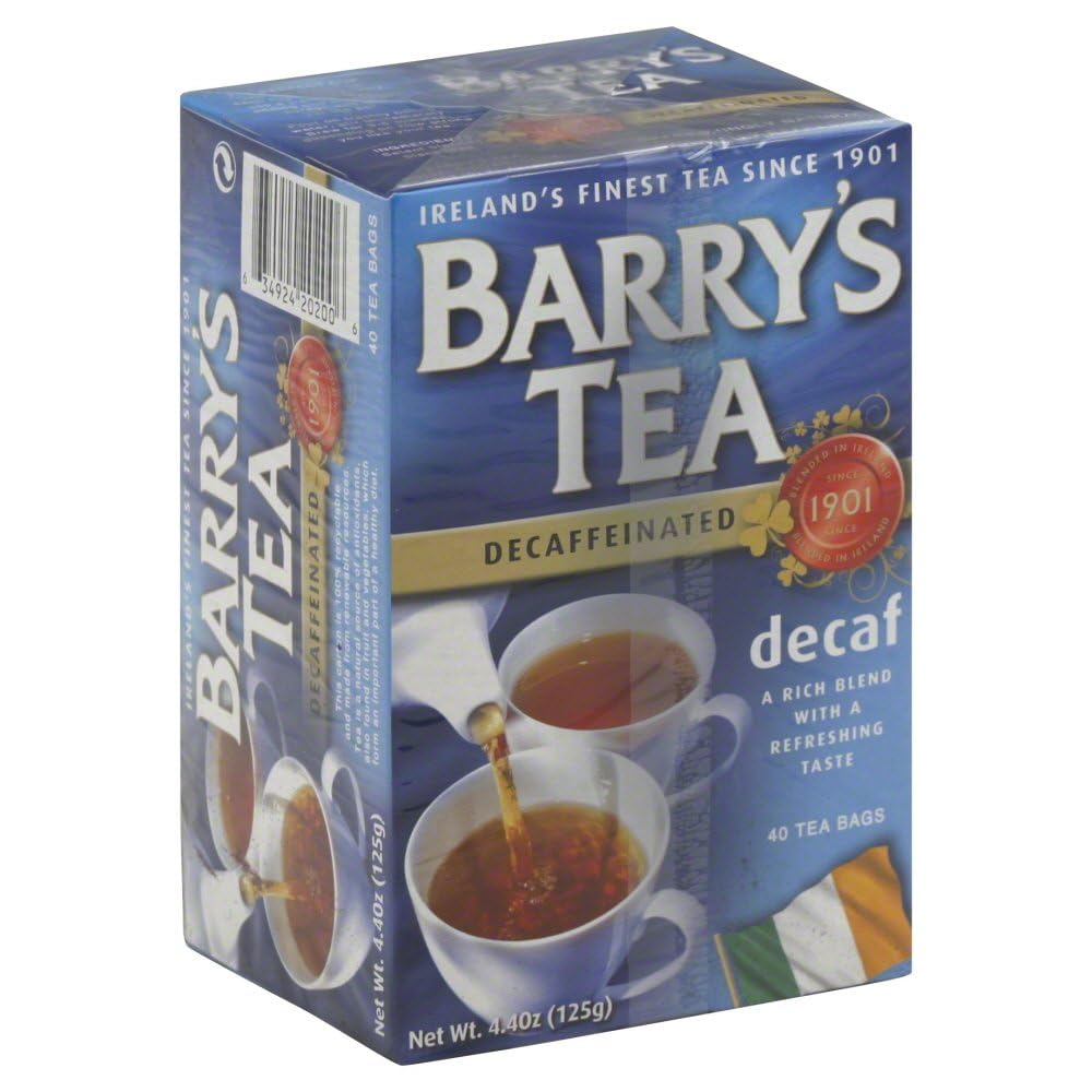 Organic Decaffeinated Tea Bags - 40 Count (Pack of 12) | Herbal Relaxation Tea for Evening & Stress Relief | Perfect for Office, Home & Gift Giving
