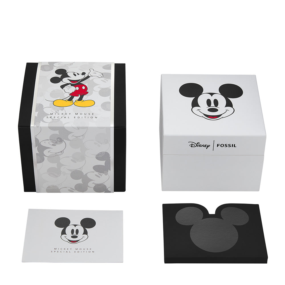 Fossil SE1111 Open Heart Mickey Automatic Watch - 100th Disney Anniversary Limited Edition - Perfect for Collectors & Disney Fans