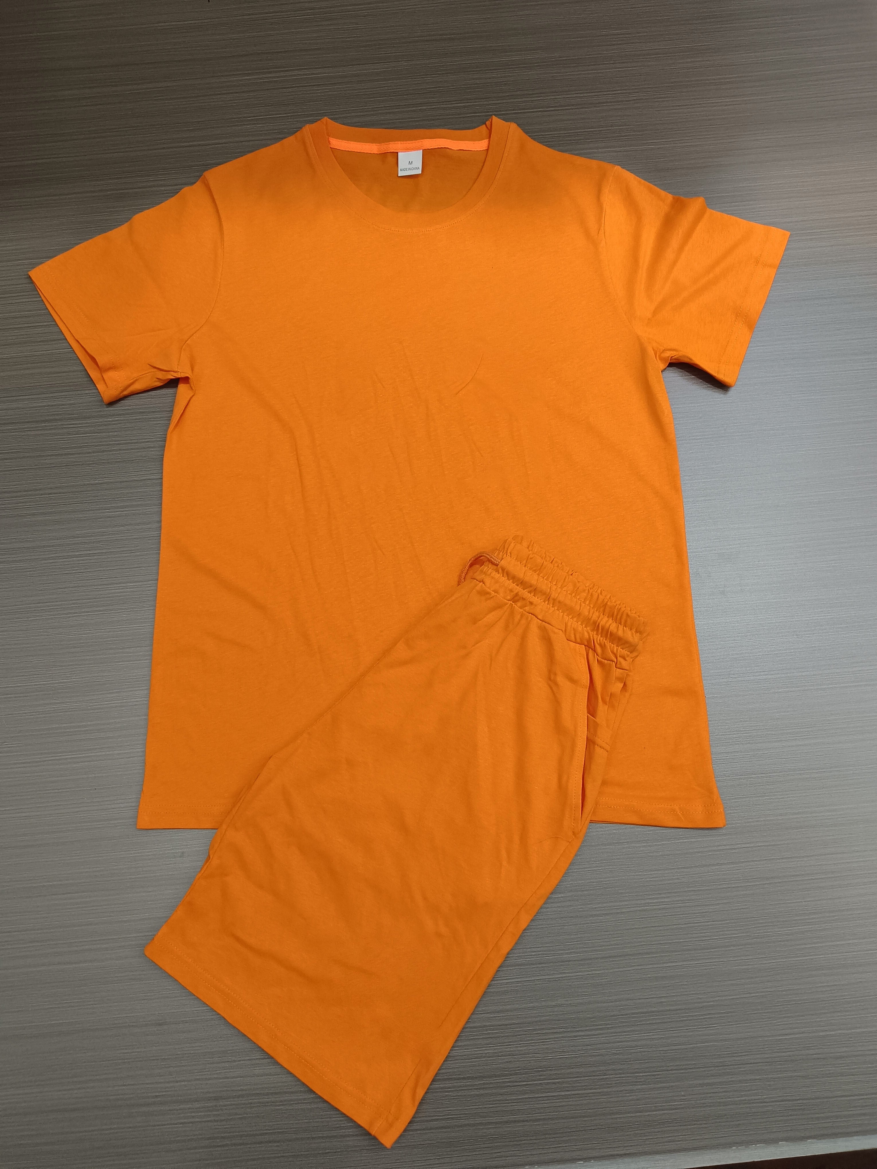 Men's Casual Short Sleeve T-Shirt and Shorts Set - Comfortable Summer Outfit for Beach, Gym, and Everyday Wear