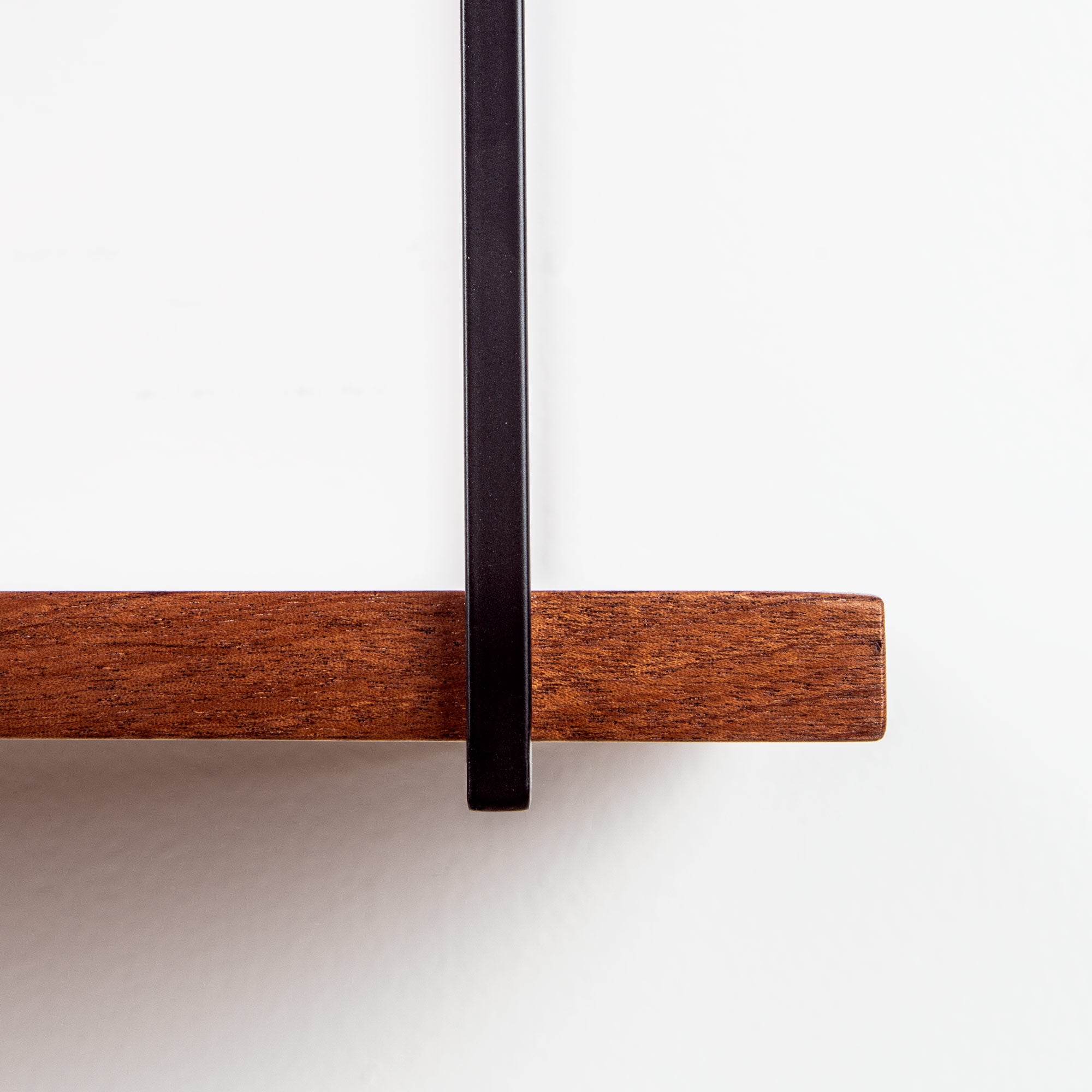 Verne Mahogany 4 Tier Wooden Shelf - Stylish Storage Solution for Living Room, Bedroom & Office Organization