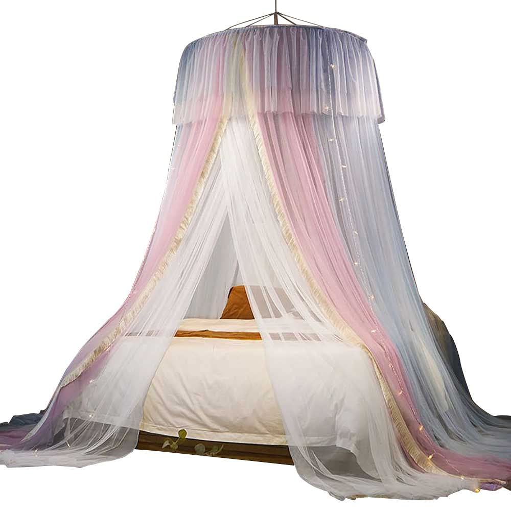 AXB Princess Bed Canopy for Girls - King Size Mosquito Net with Quick Easy Installation - Perfect for Bedroom, Camping & Patio Decor - Dreamy Sleep Protection & Room Decoration